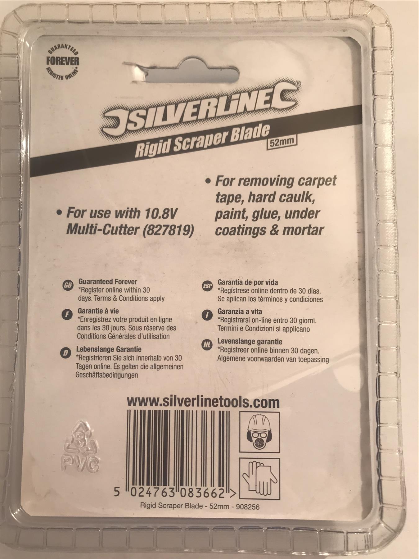 Silverline rigid Scraper Blade 52mm  908256