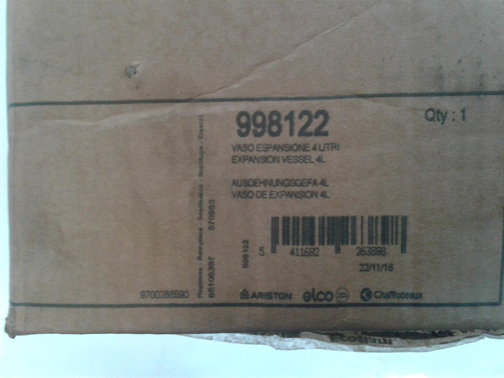 ARISTON GENUS 27 BFFI DHW HEAT EXCHANGER 998122