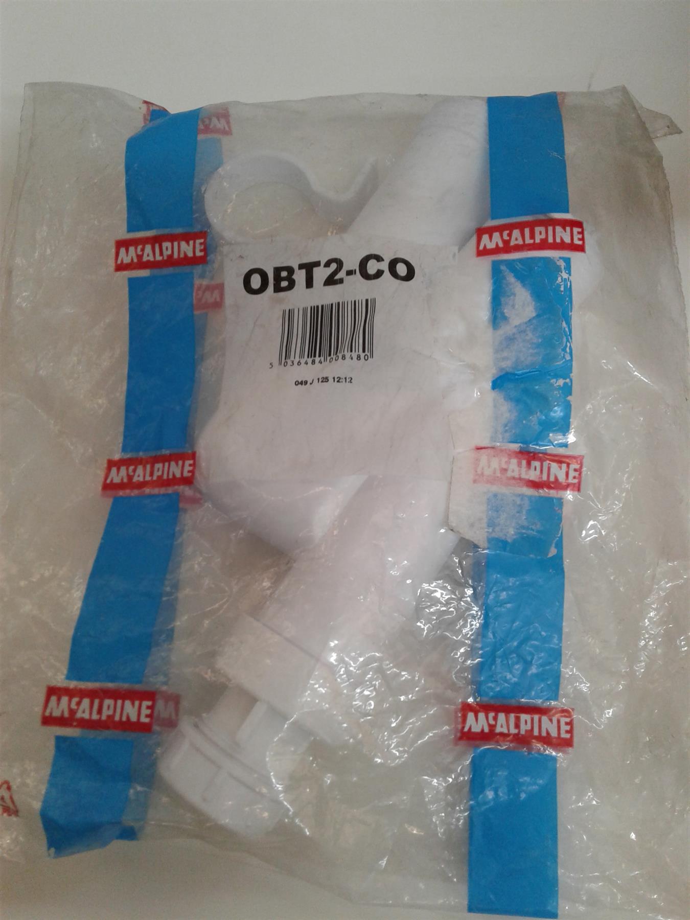 New McAlpine OBT2-CO 1¼" Offset Trap