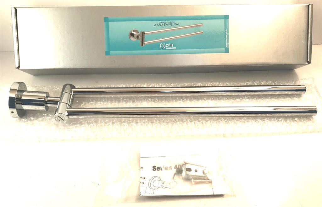 OCEAN 2 ARM SWIVEL RAIL Contemporary collection
