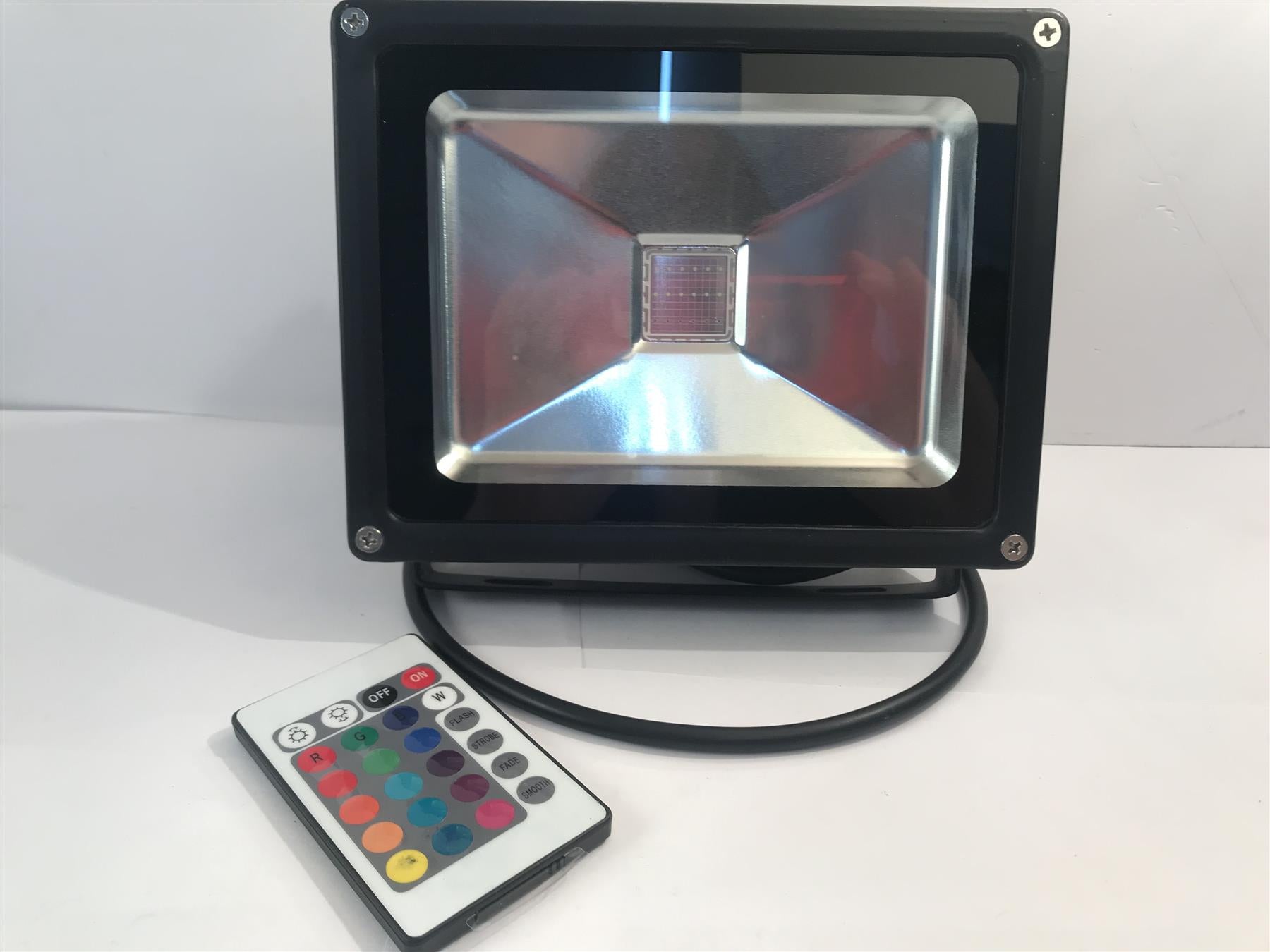 Colour Changing LED Floodlight with remote control  L330E