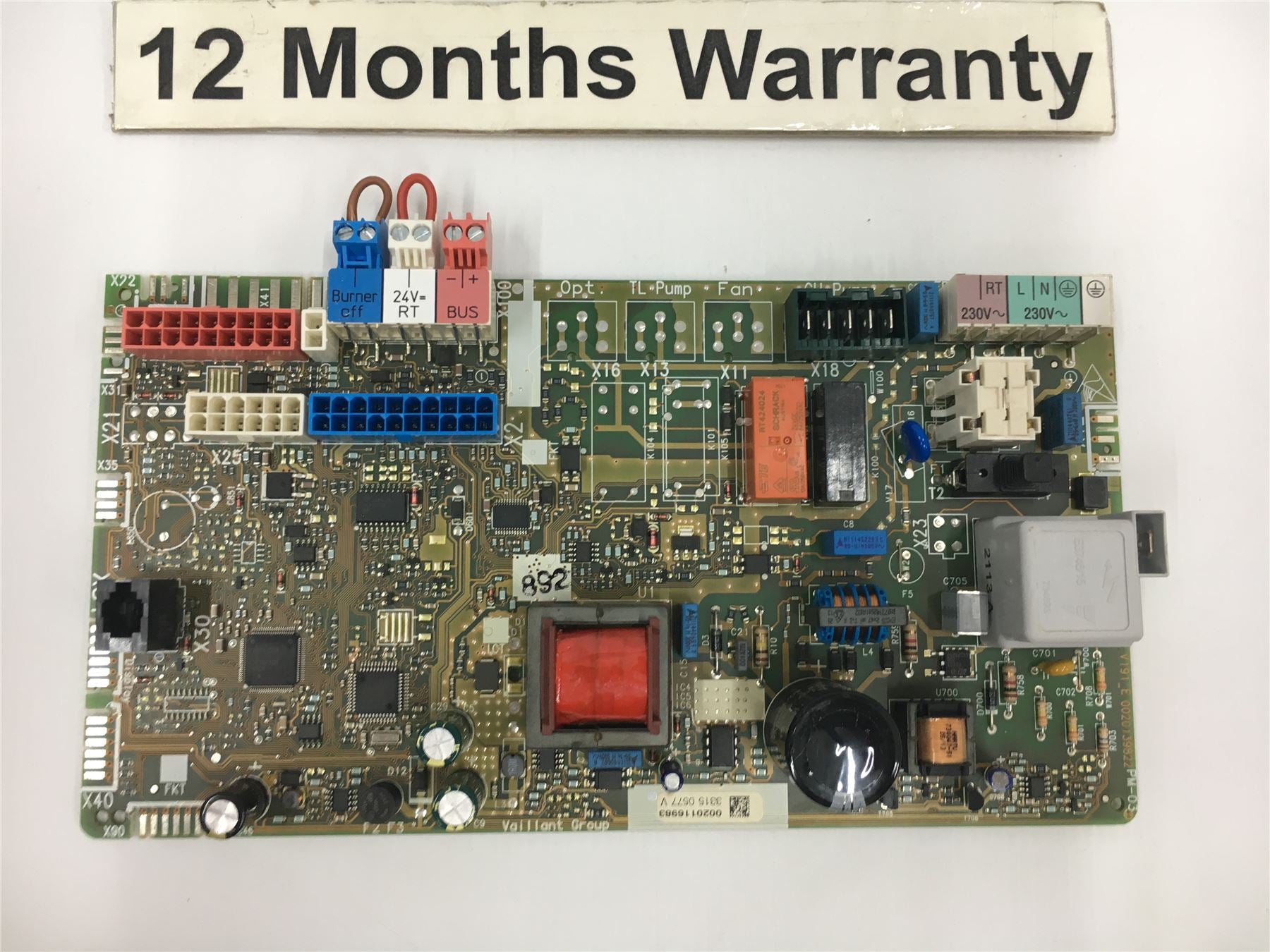 VAILLANT ECOTEC PLUS 2 RELAY From 2012 PCB 0020116983 0020135165 12m warranty