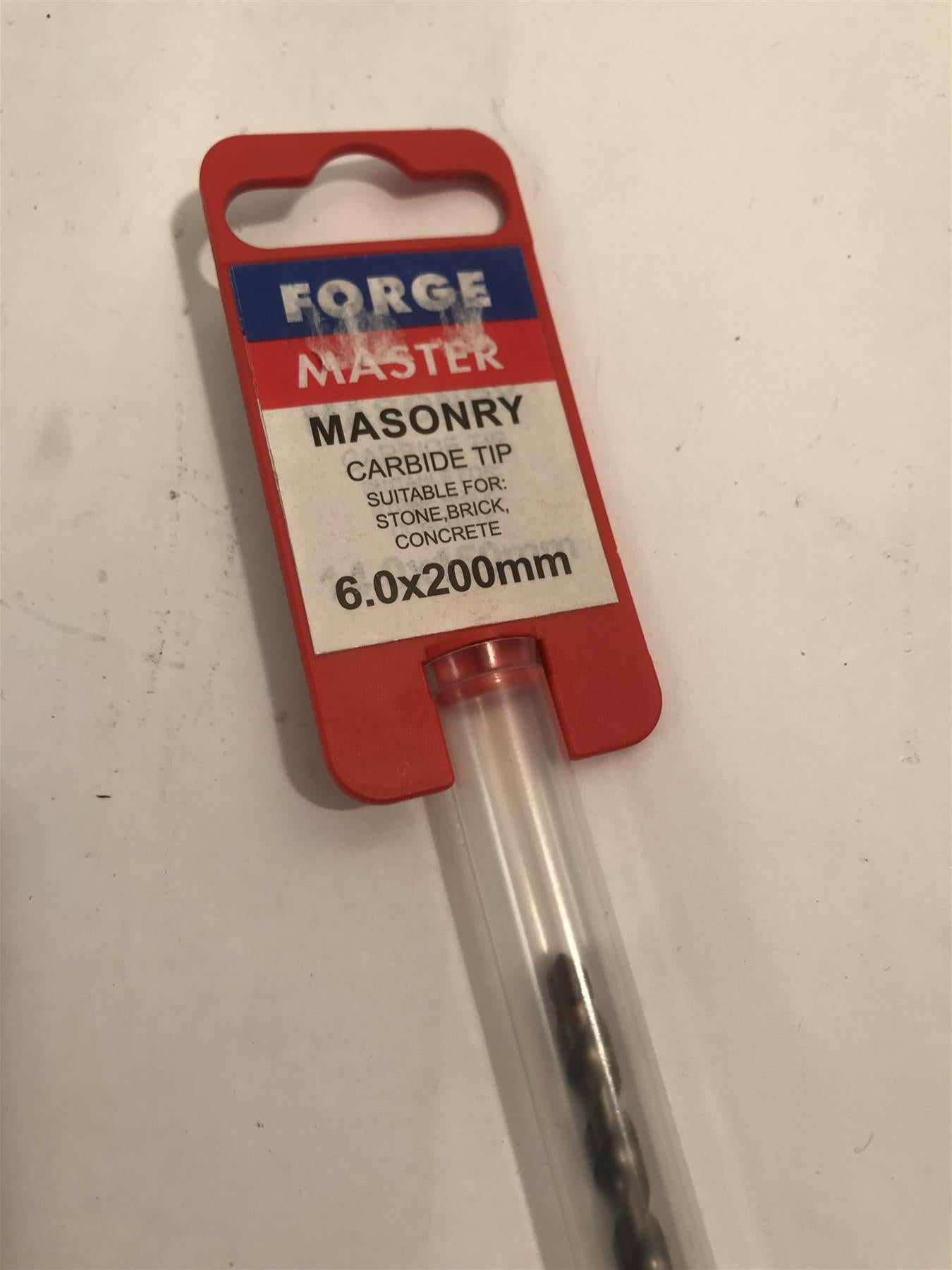 Forge Master Masonry Drill Bit 6 x 200mm  FMMAS6200