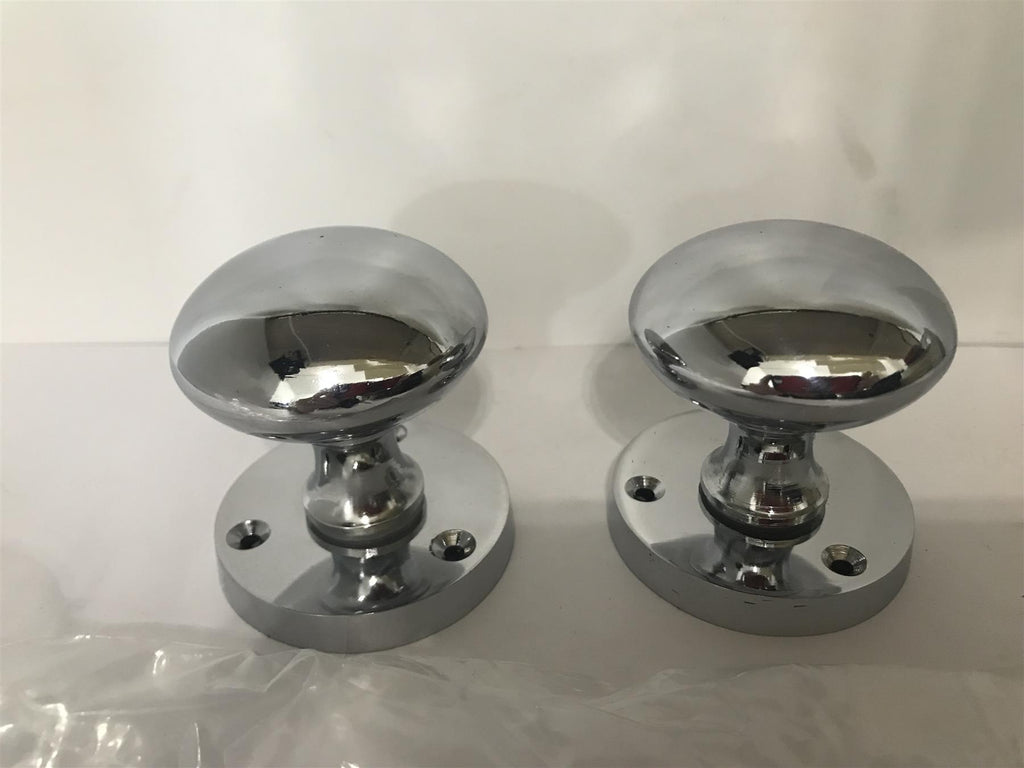 Specialist Victorian Mortice Knob Polished Chrome 50mm  13960X1