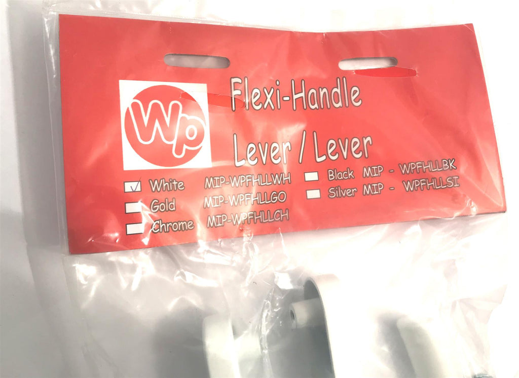 WP Flexi UPVC Repair Door Handle Set 92mm 68mm 62mm PZ WHITE