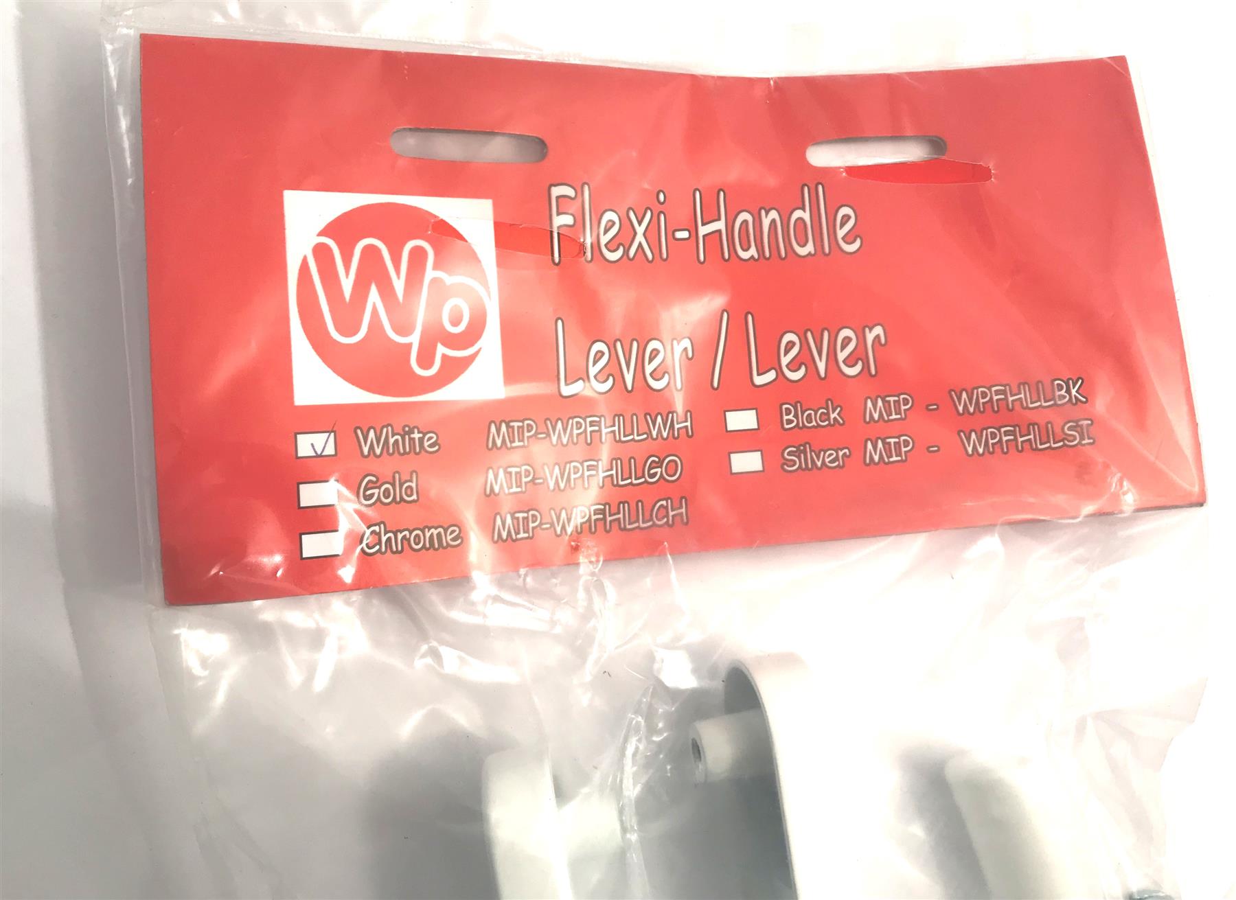 WP Flexi UPVC Repair Door Handle Set 92mm 68mm 62mm PZ WHITE