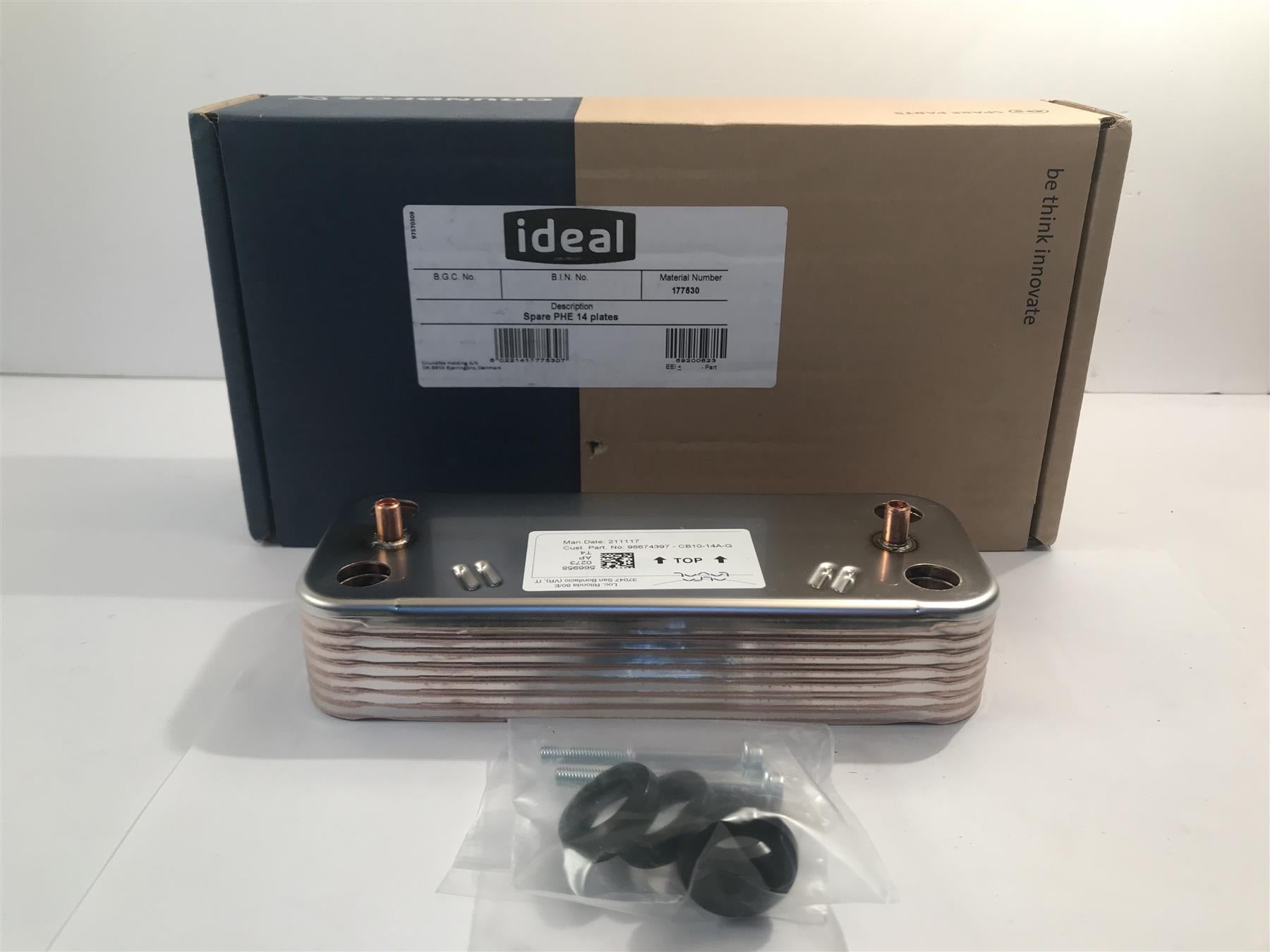 Ideal Spare Plate Heat Exchanger 14 Plates  177530