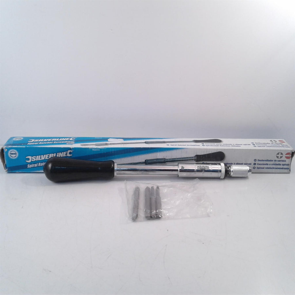 Silverline 360mm Spiral Ratchet Screwdriver Easy To Use - 868693