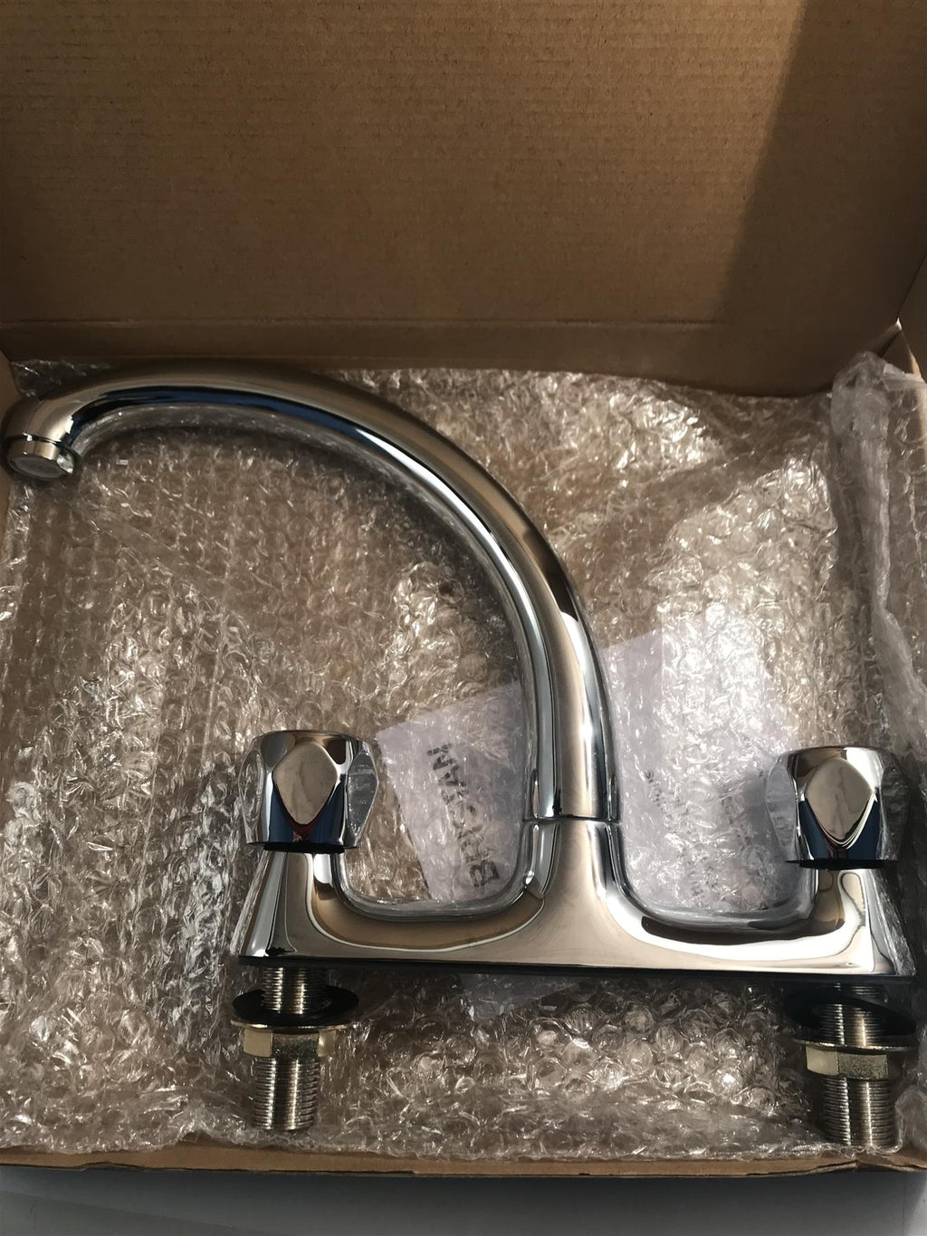 Bristan Club Deck Sink Mixer Chrome With Metal Heads VAC DSM C MT