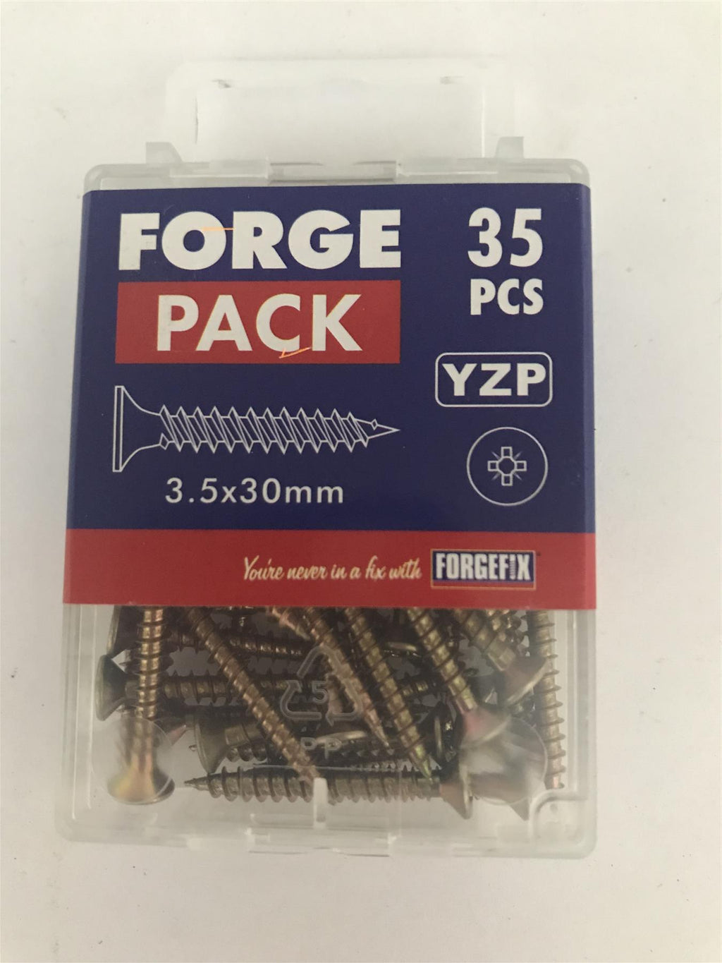 Multi-Purpose Pozi Screw 3.5 x 30mm FPMP3530Y Pack 35