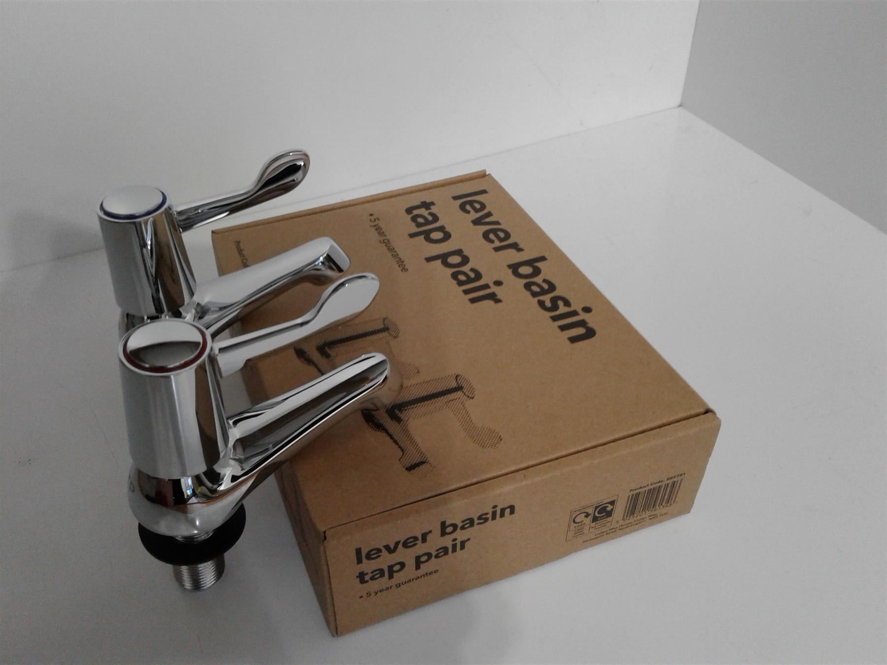 Lever Basin Tap Pair