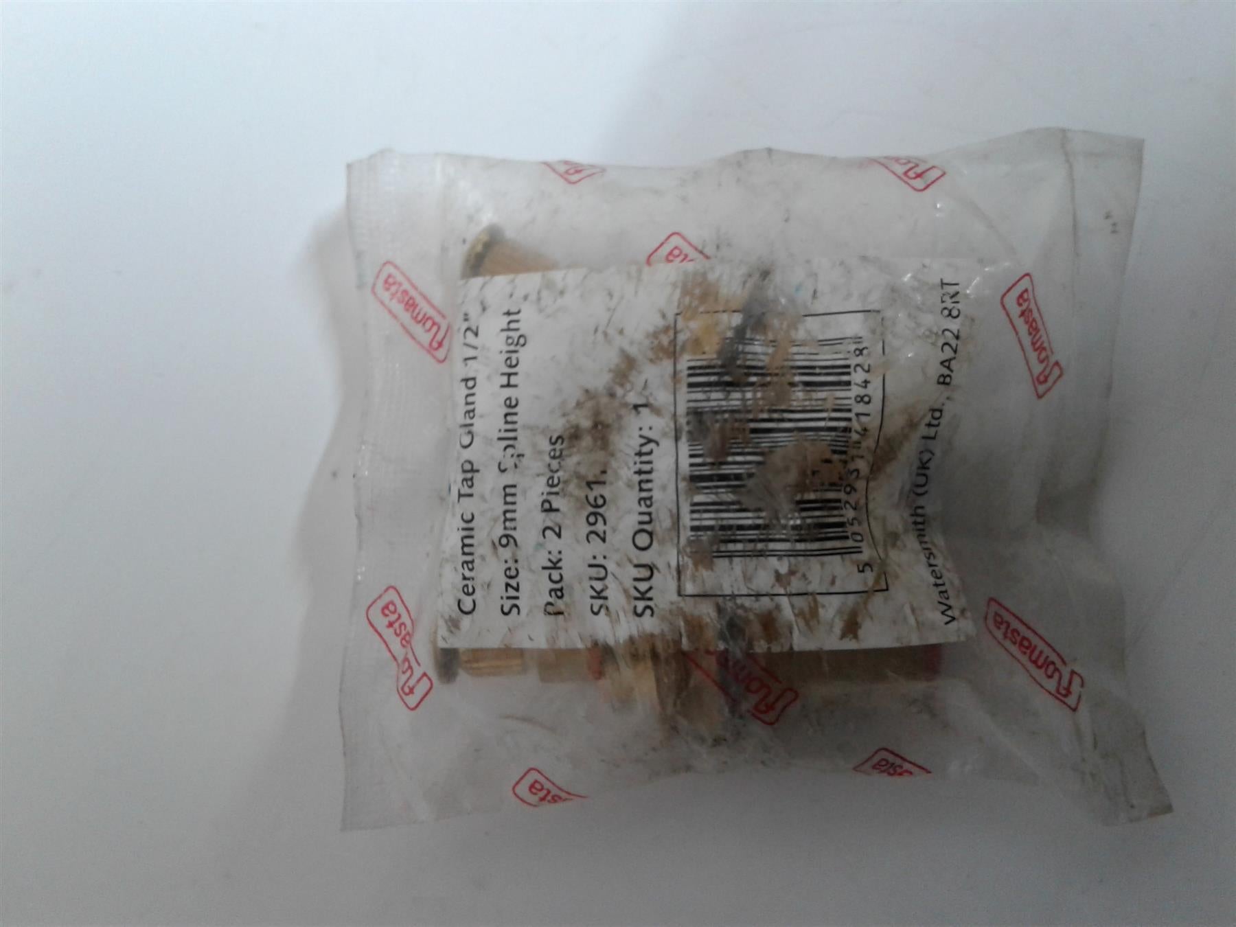 NEW FLOMASTA TAP GLAND CERAMIC WITH 9mm SPLINE INSERT CARTRIDGE 1/2