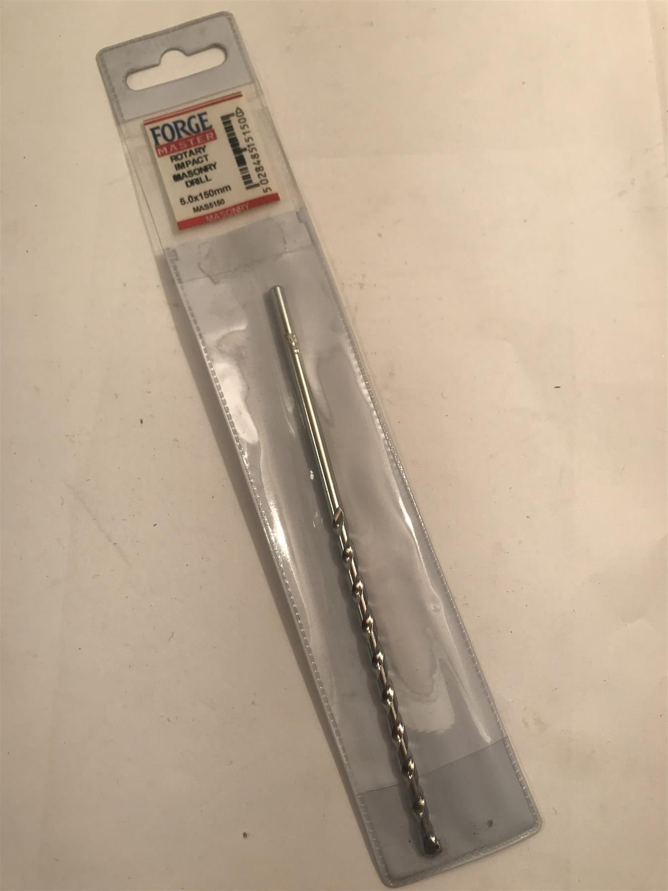 Forge Master 5 x 150mm Rotary Impact Masonry Drill Bit MAS5150