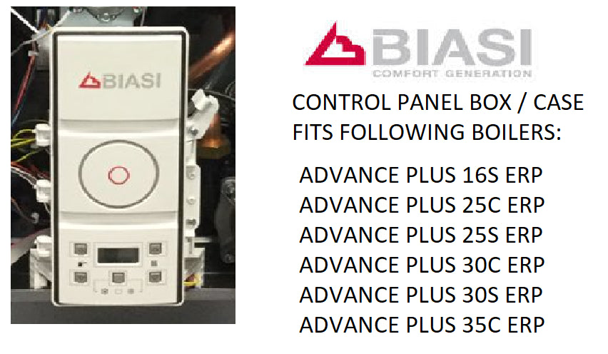 Biasi BI2195100 CONTROL PANEL LID BI2195100 + BOX BI2035102 - USED