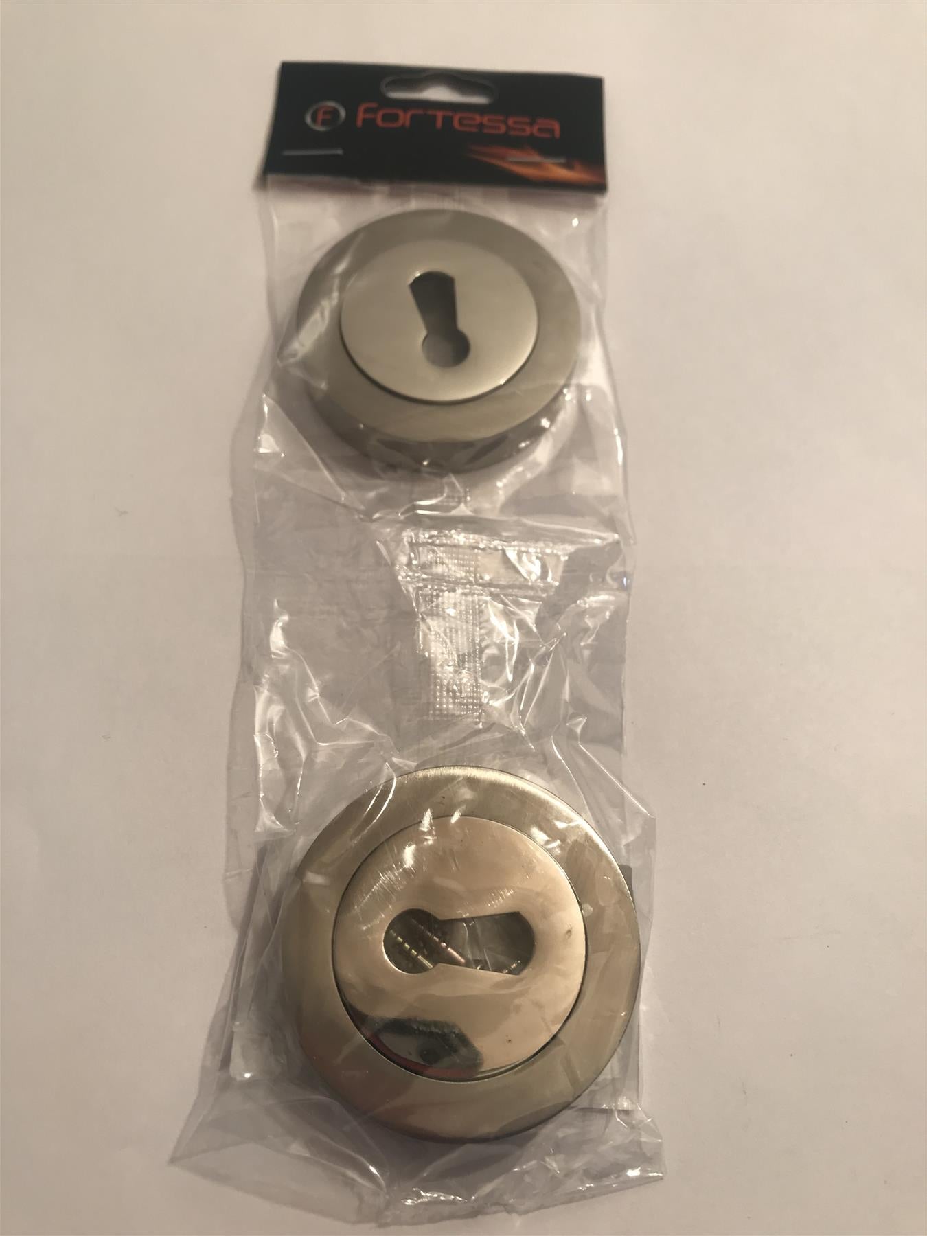 Fortessa Keyhole Escutcheon 8x51mm Satin Nickel Plated  FESC-SN/NP 2 Pack