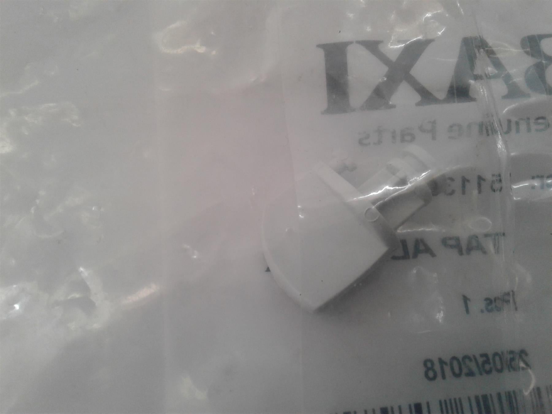 NEW BAXI 5113313 FLUE ADAPTOR TAP COMBI INSTANT BOILER SPARES