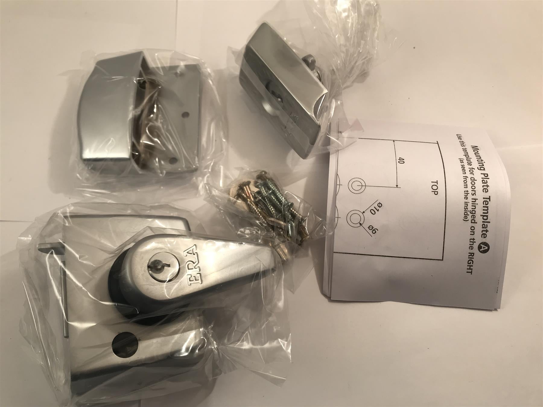 Era High Security Night Latch 1830-35-1 Satin Chrome 40mm