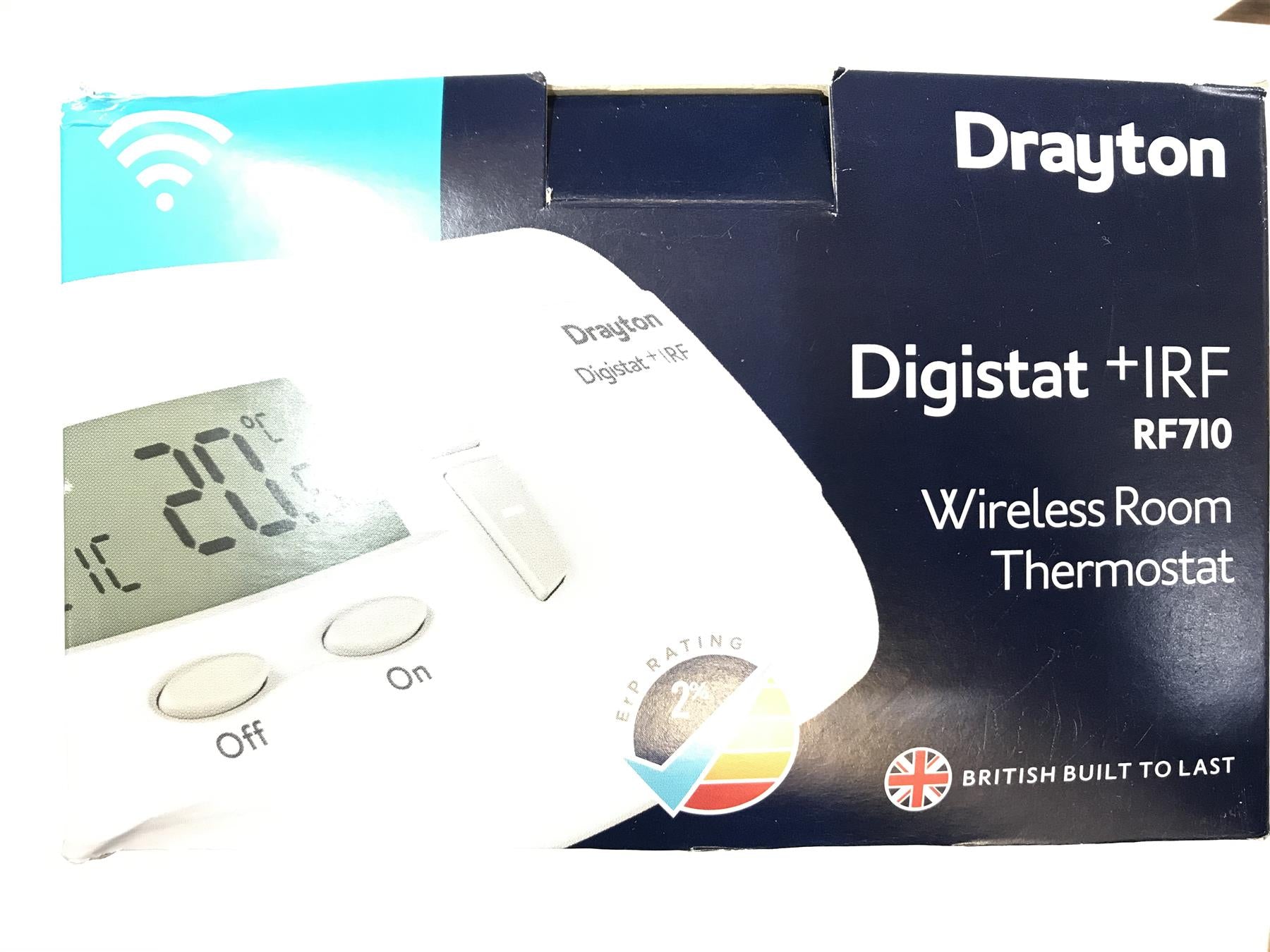 New Drayton RF710 Digistat +1 RF Wireless Room Thermostat