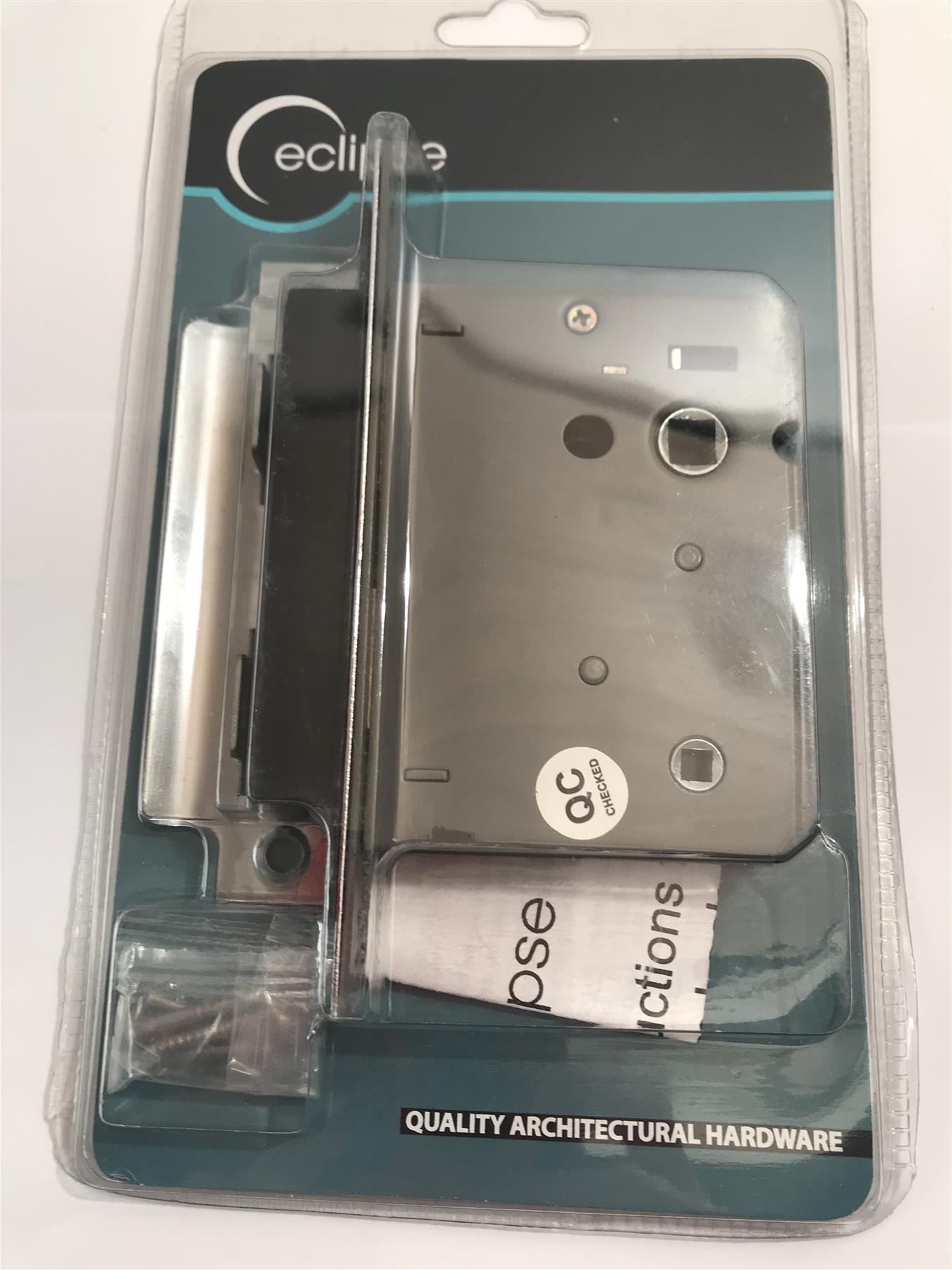 Eclipse Reverse Standard Bathroom Lock 75mm  J73021