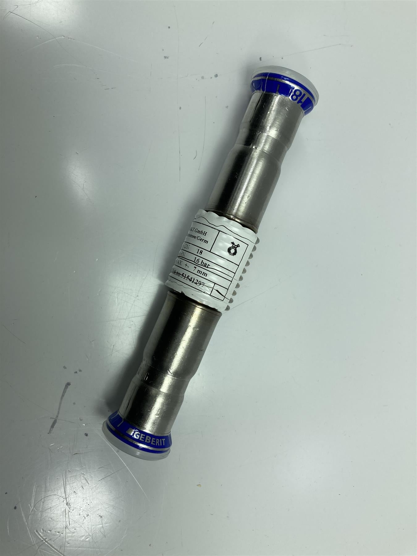 Geberit Mapress 33923 expansion joint 18mm Stainless Steel