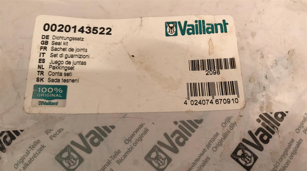 Vaillant 0020143522 Seal Kit