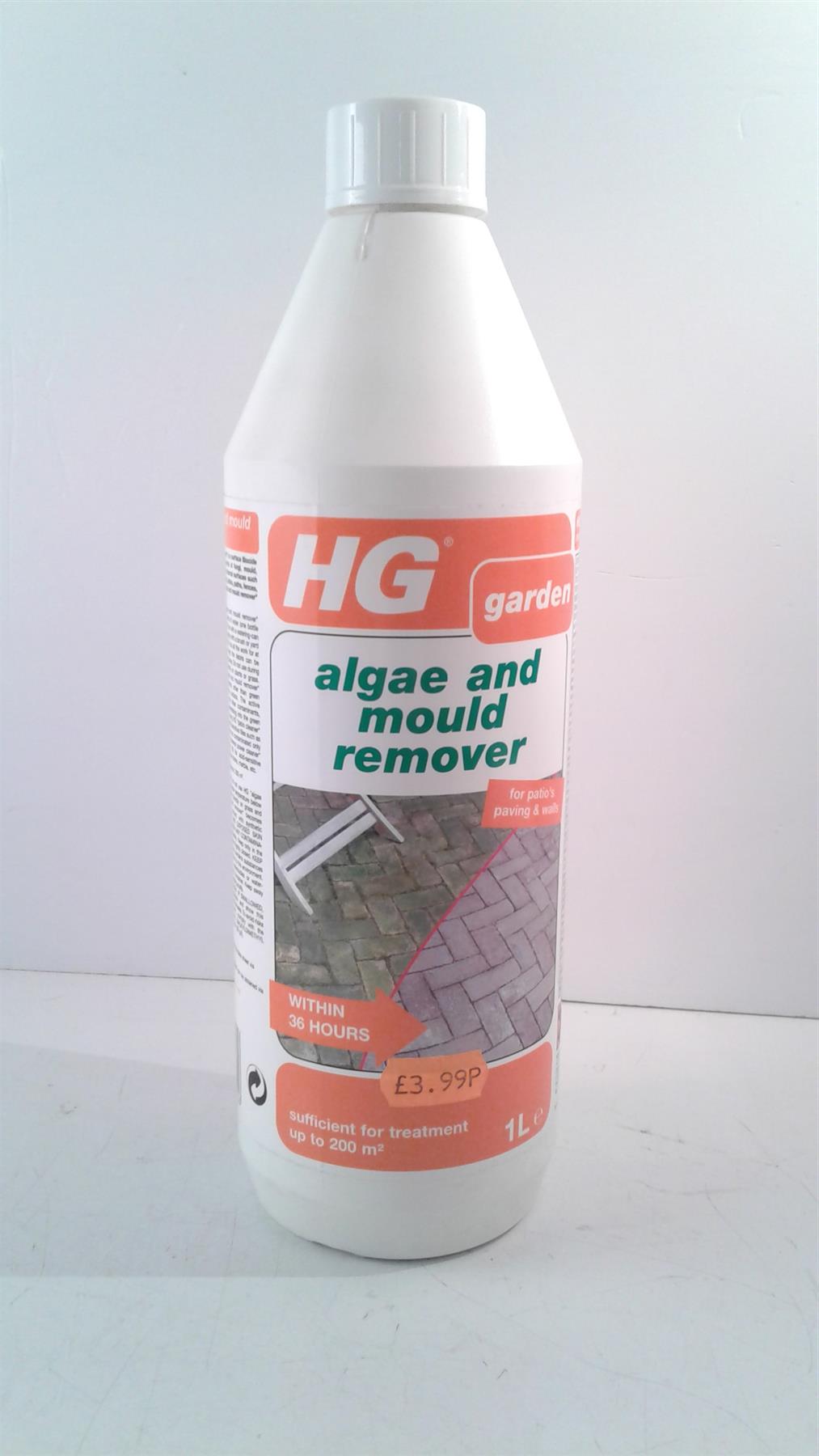 HG Algae And Mould Remover 1Ltr for Patios, Paving and Walls