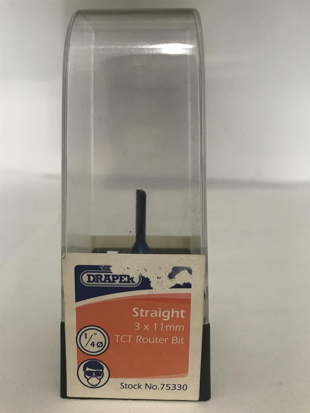 Draper 75330 TCT Router Bit 1/4" Straight 3 x 11mm