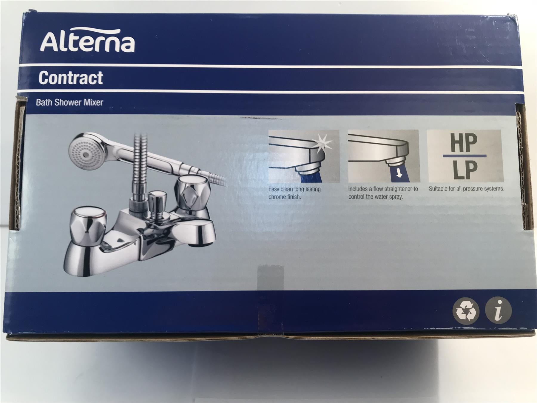 Alterna Contract Bath Shower Mixer Chrome  TRDCBHSM