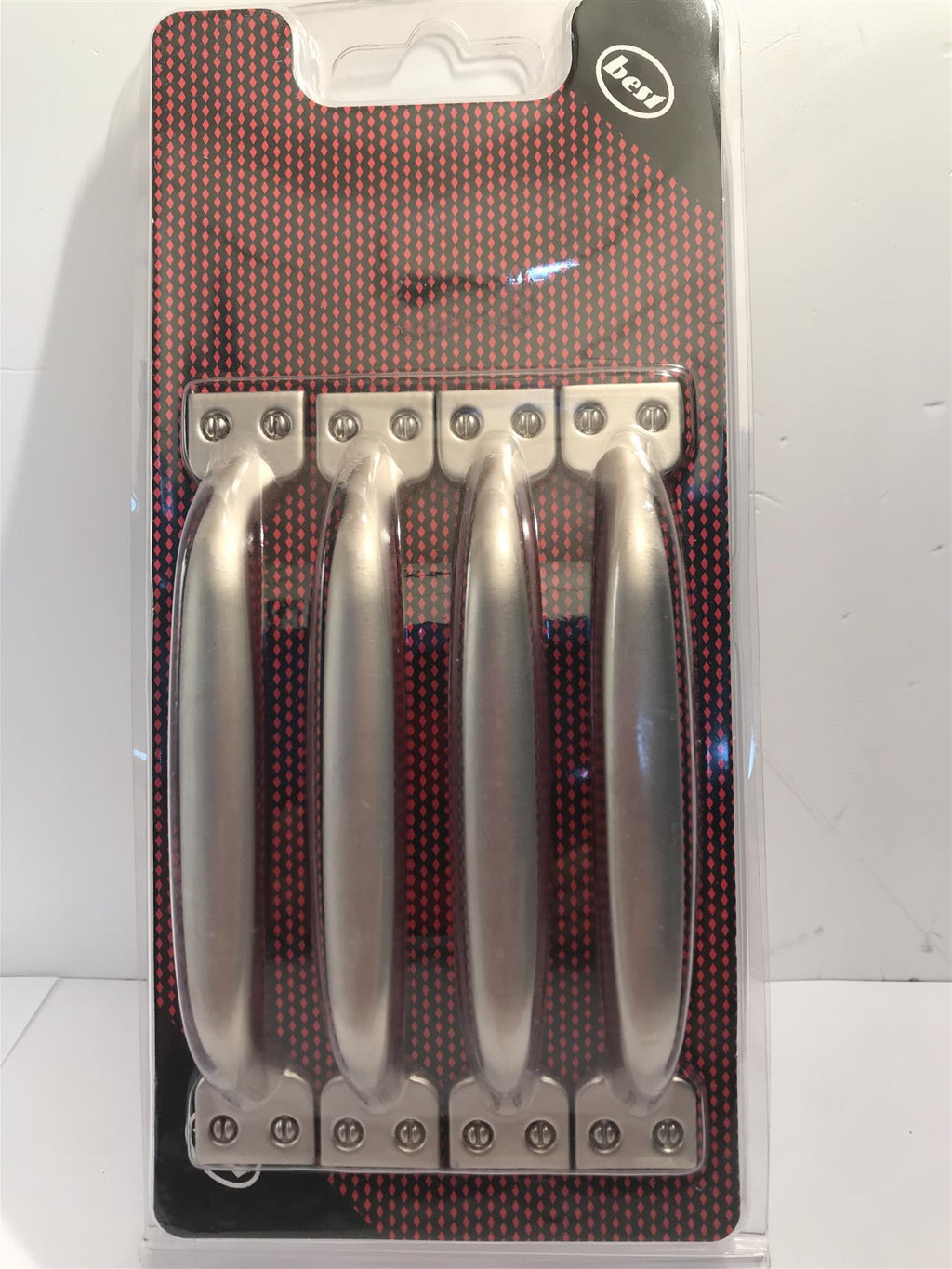 D Handle Door Drawer Shaker Style Matt Nickel 96mm