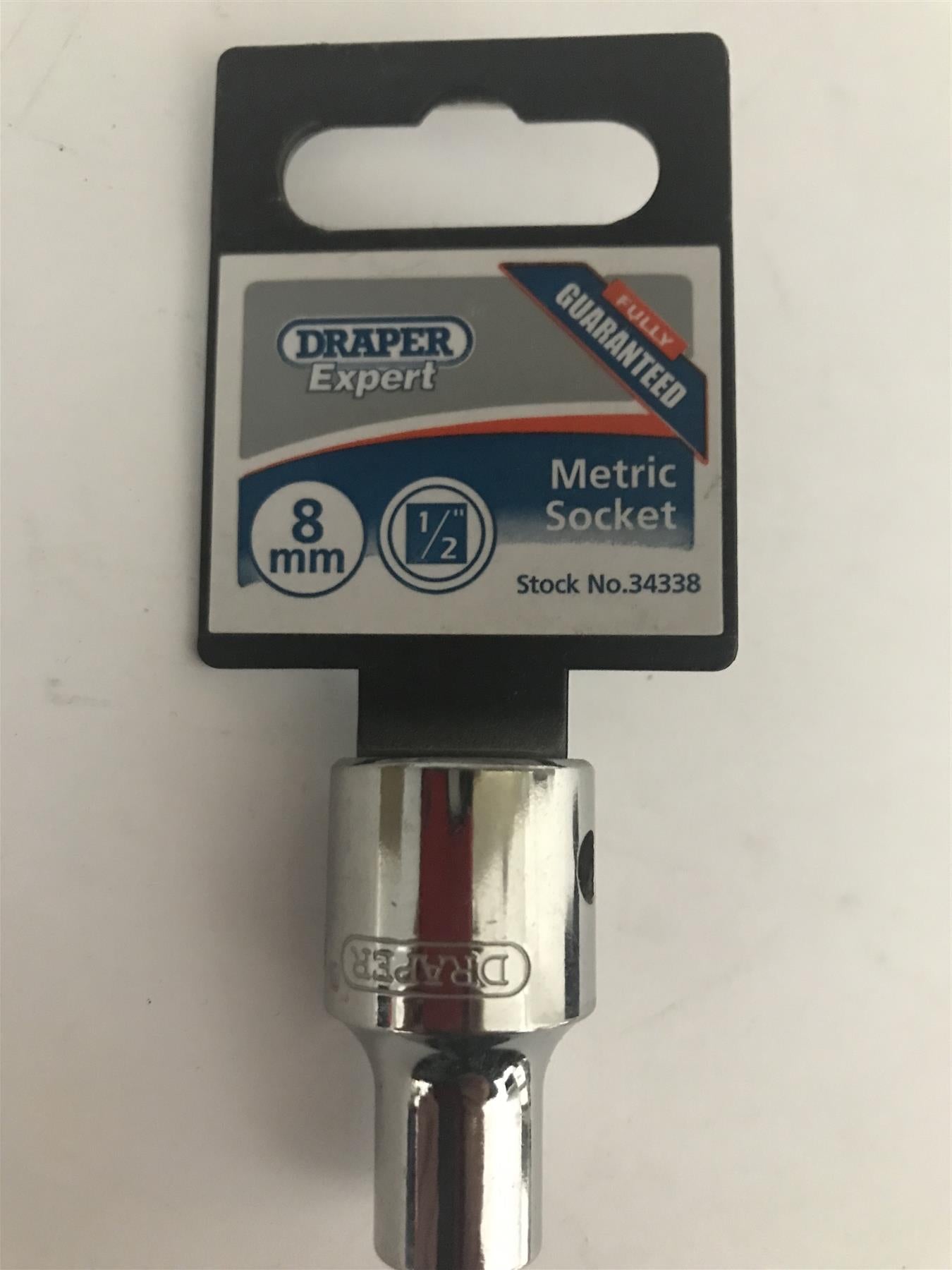 Draper 34338 Expert 1/2" 8mm Metric Socket