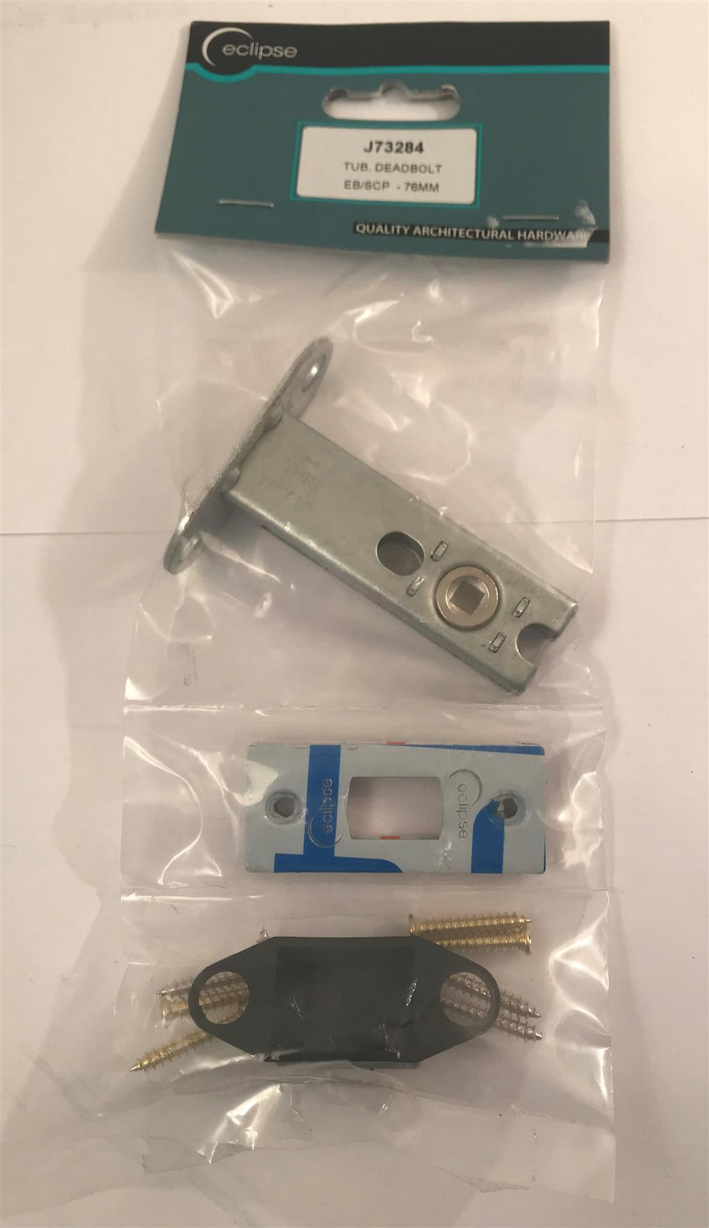 Eclipse Tubular Deadbolt 76mm SATIN CHROME J73284