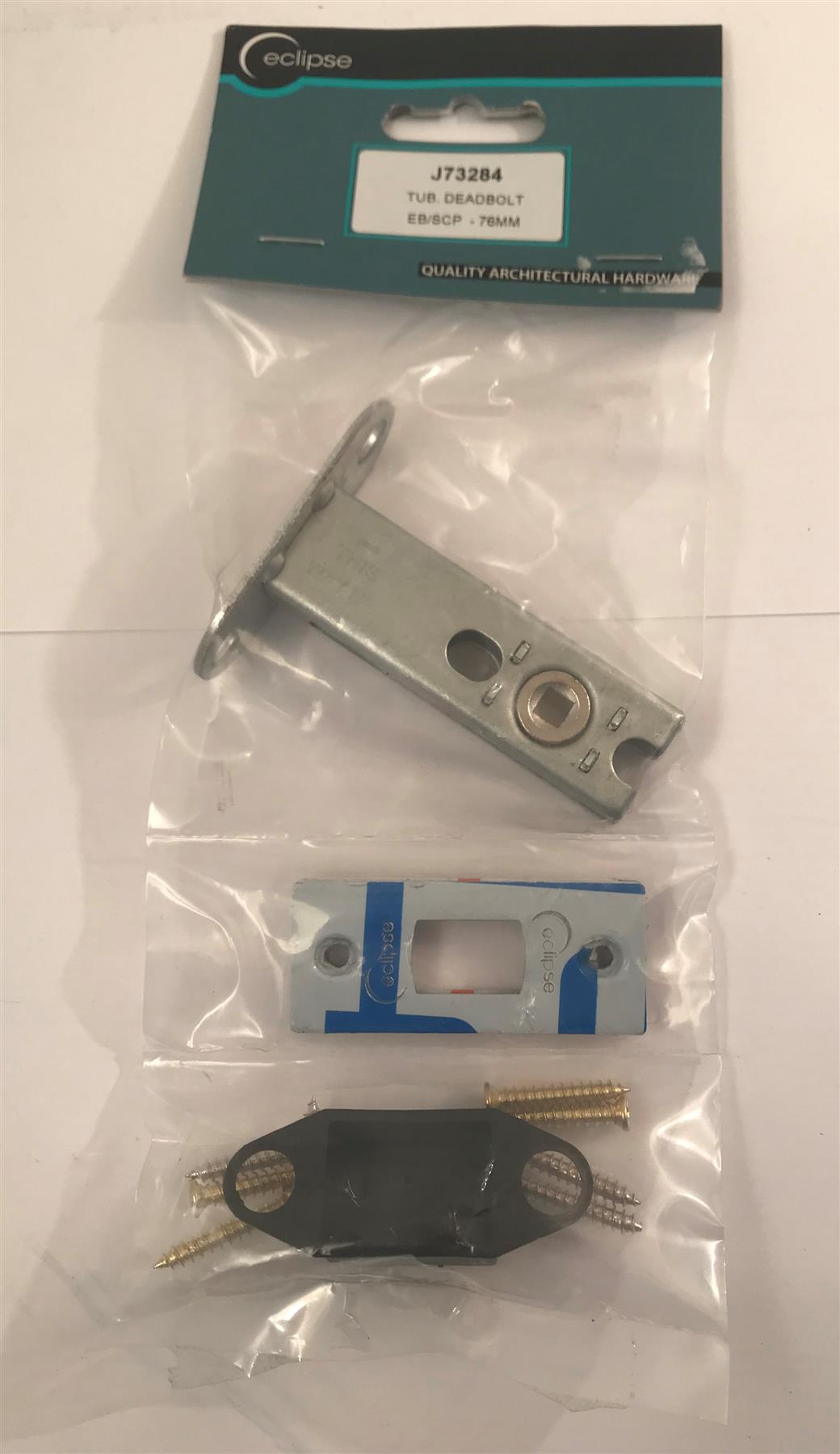 Eclipse Tubular Deadbolt 76mm SATIN CHROME J73284