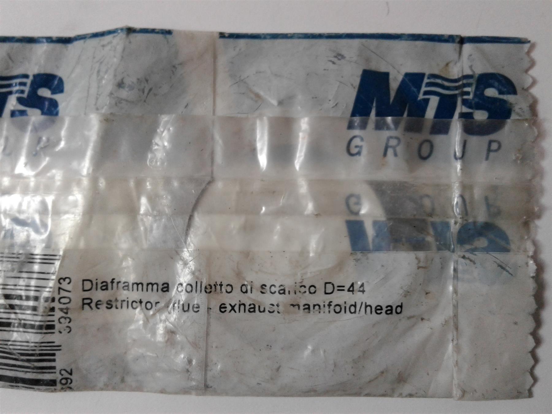 NEW Ariston Flue Exhaust Manifold Restrictor 995377 44MM