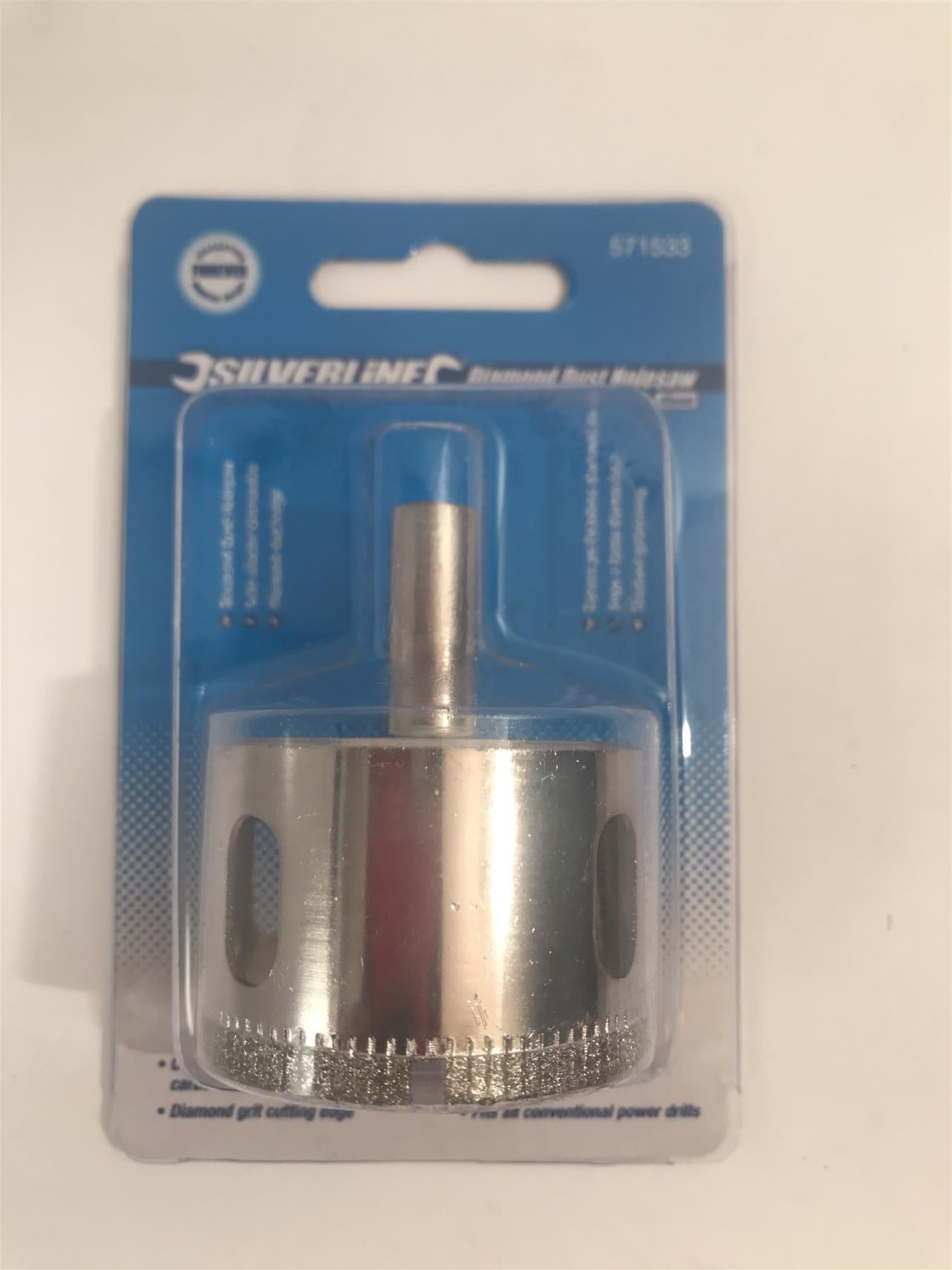 Silverline 571533 Diamond Dust Holesaw 45mm