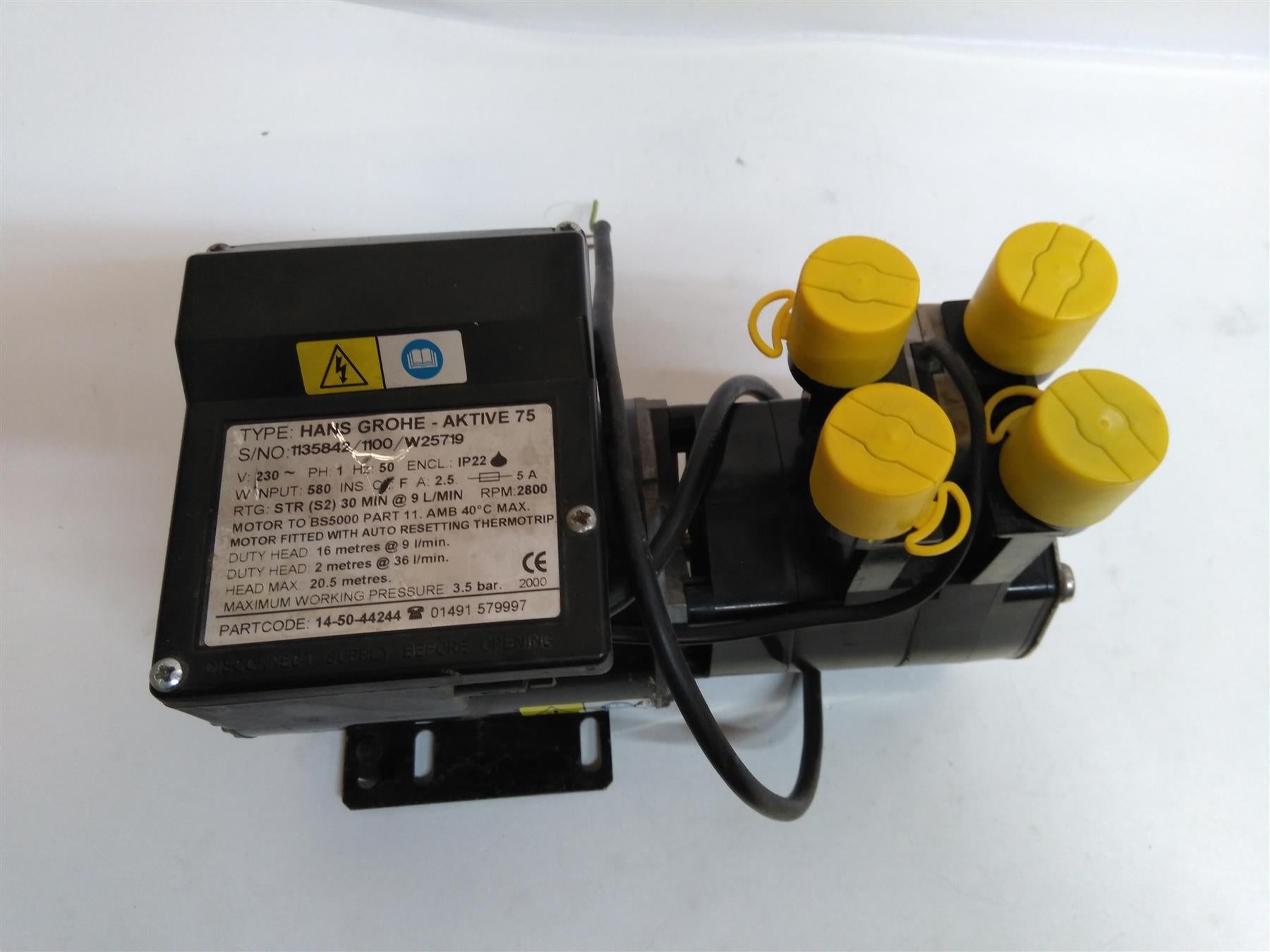 Stuart Turner Hansgrohe Aktive 75 Twin Positive Shower Pump 44244