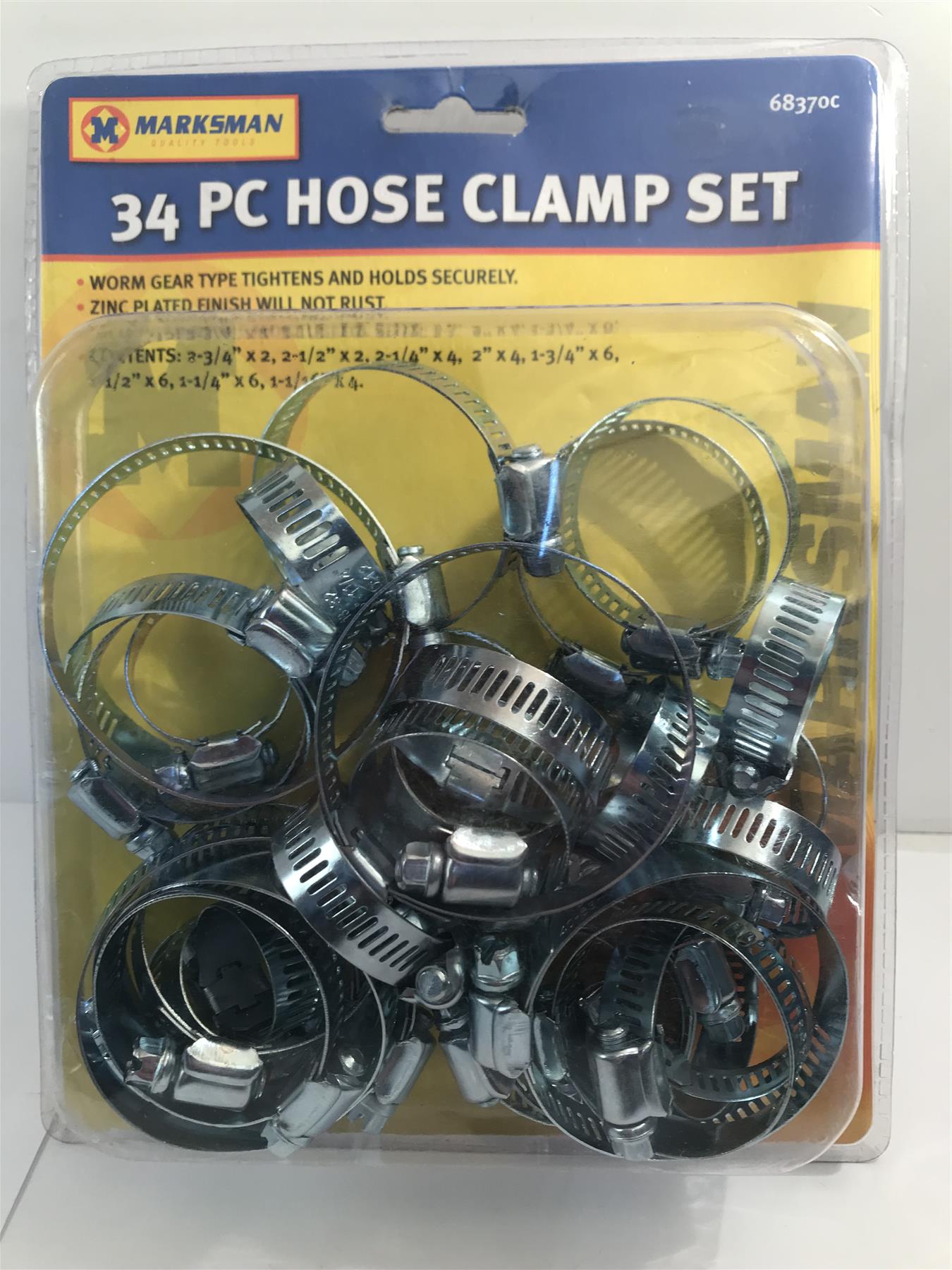 Marksman 34pc Hose Clamp Set  68370c