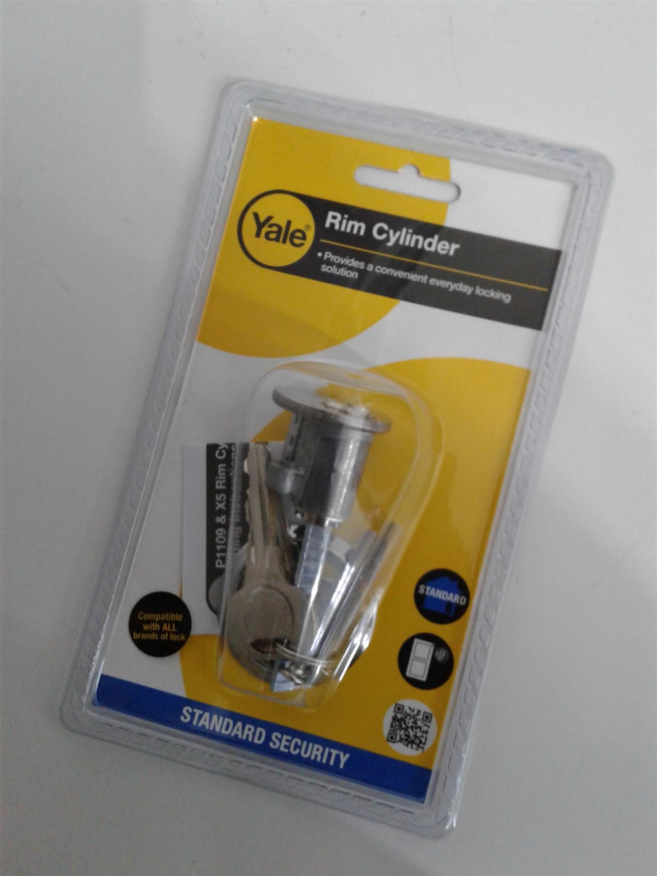 Yale Rim Cylinder  P-1109-CH