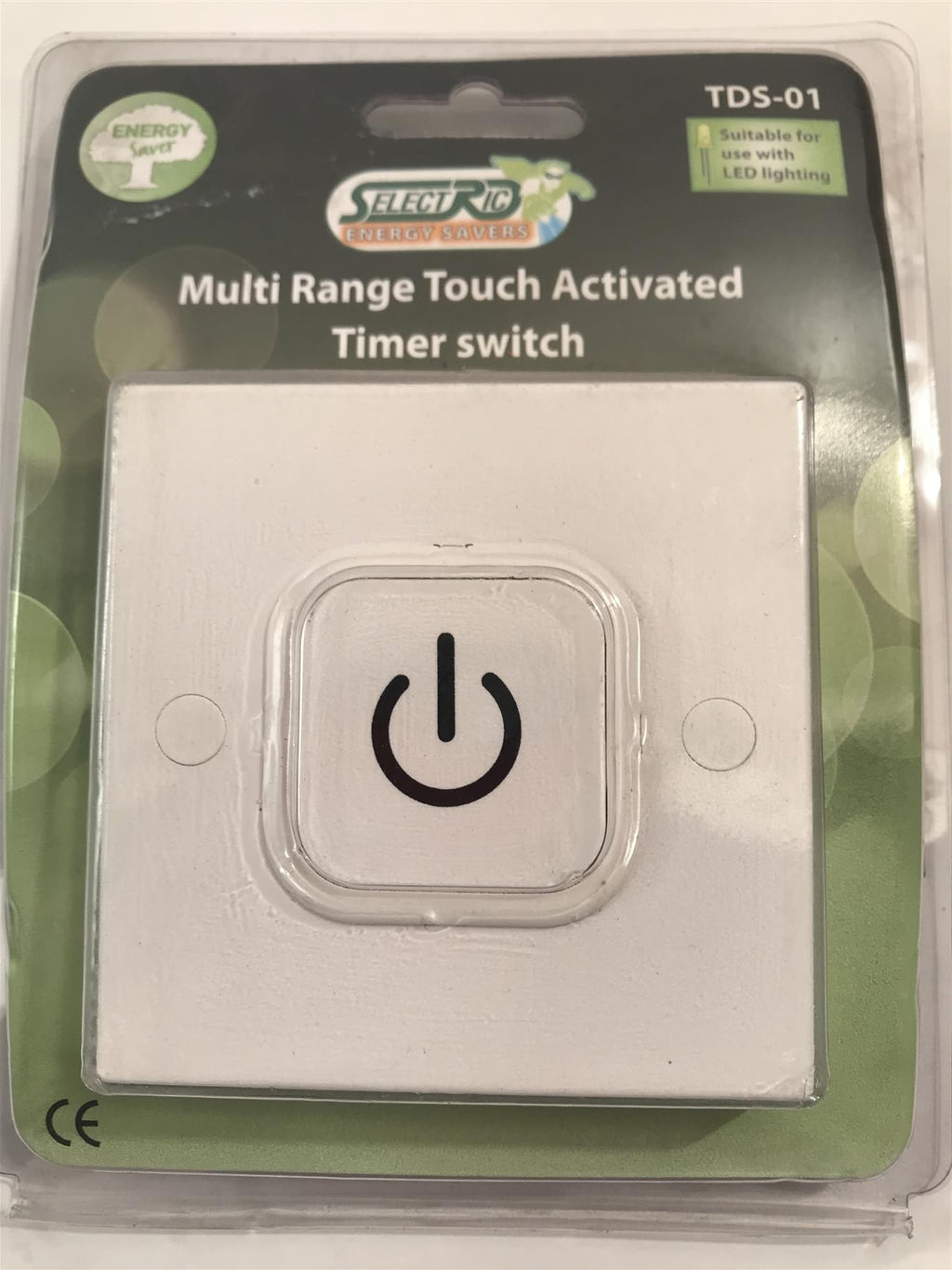 Selectric Multi Range Touch Activated Timer Switch 1 Sec to 2 Hours  TDS-01