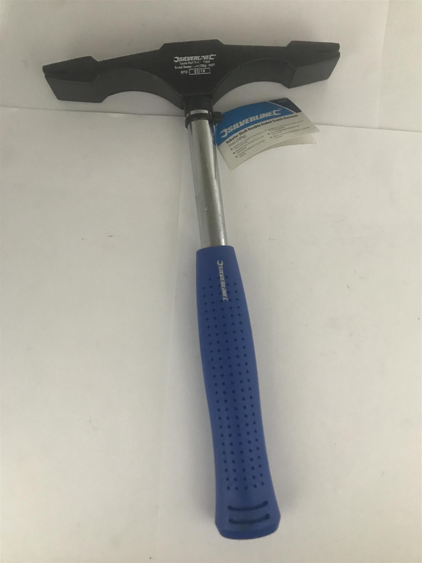 Silverline 25oz Double-Ended Scutch Hammer Tubular Shaft - HA64