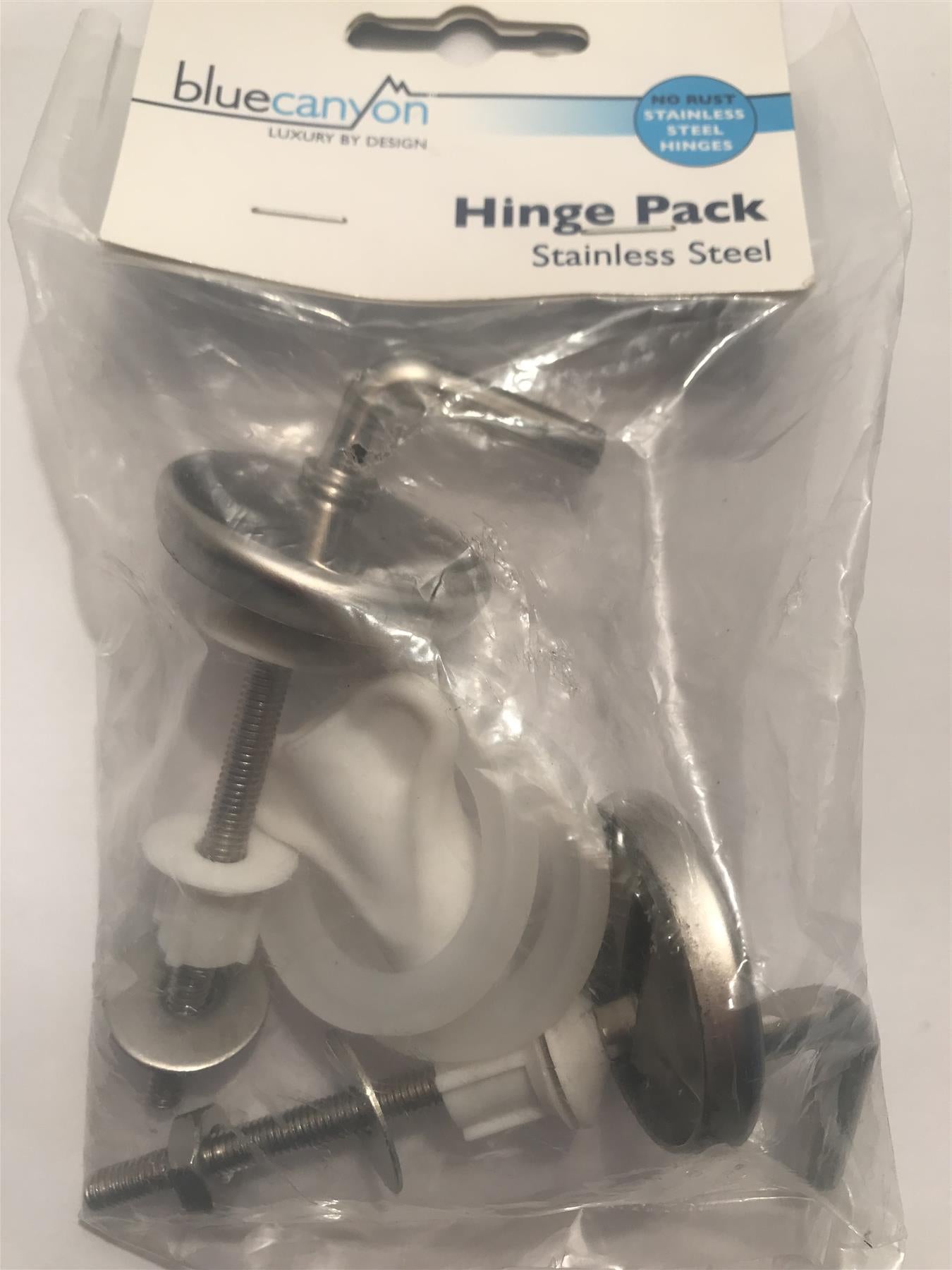 Blue Canyon Replacement Hinge Pack for Toilet Seat  TS-001