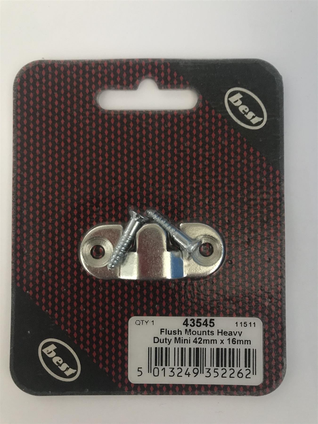 Best Heavy Duty Mini Flush Mount  42 x 16mm 43545