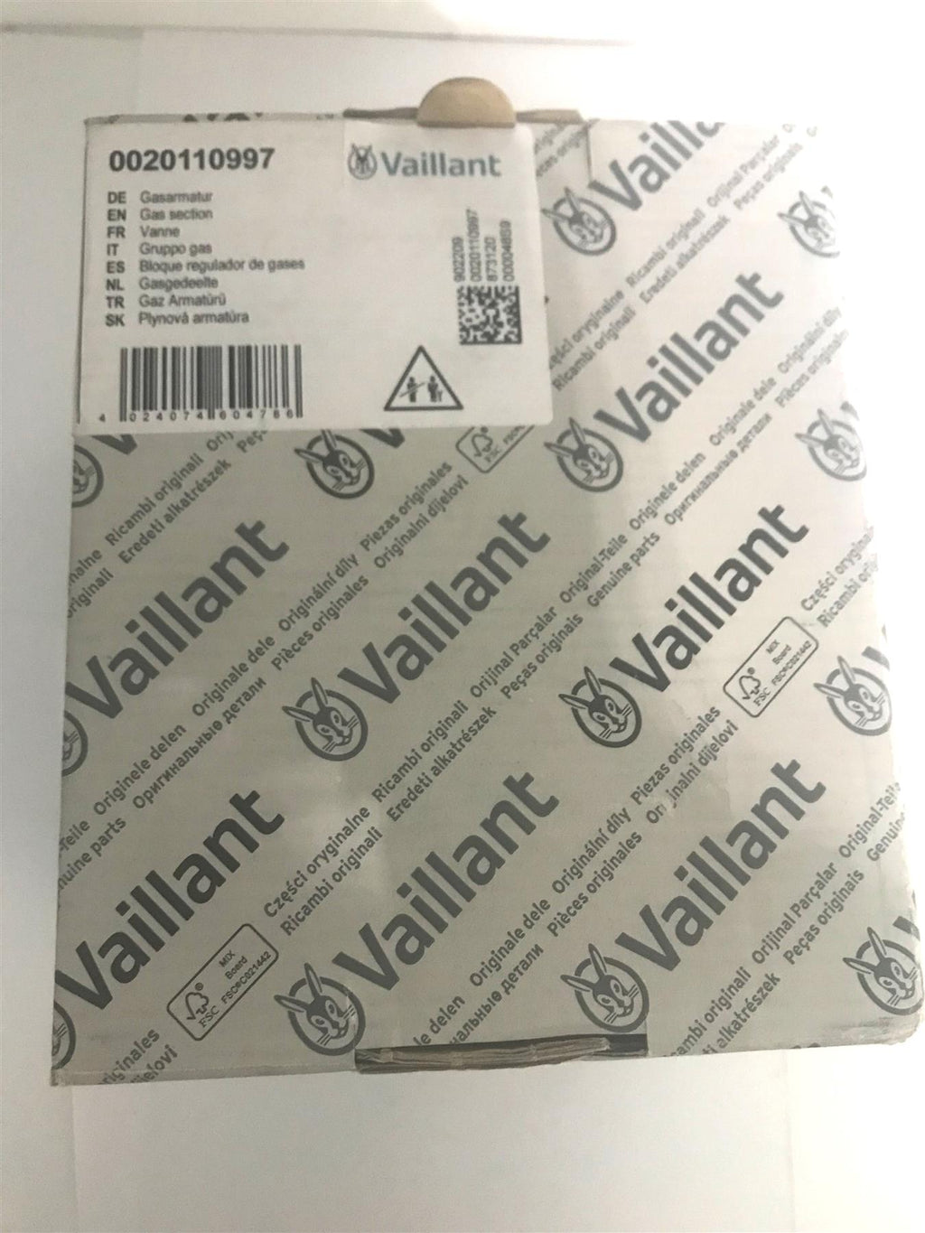 VAILLANT 0020110997 ECOTEC PLUS GAS VALVE