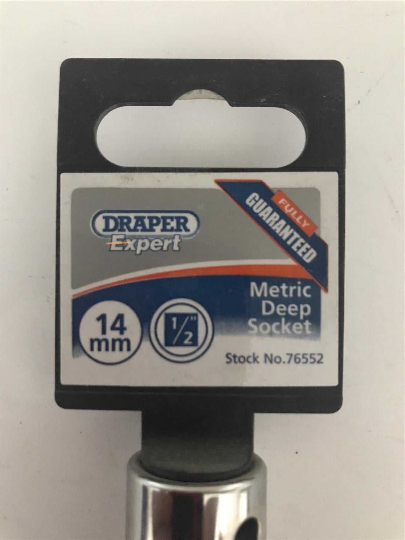 Draper 1/2" Drive Deep Socket Metric 14mm  76552