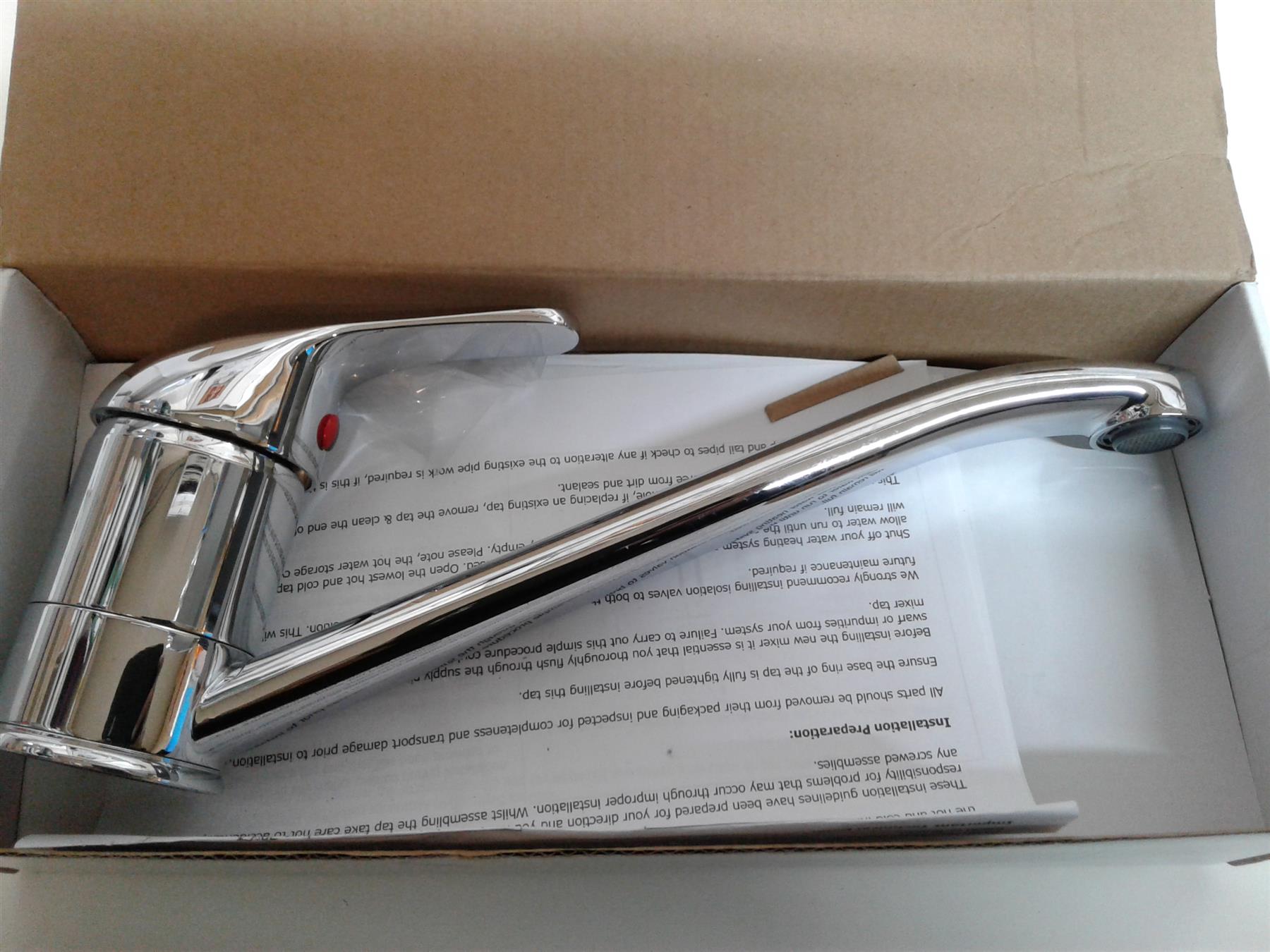 New Carron Phoenix 2T1050 Chrome Pura Single Lever Kitchen Tap