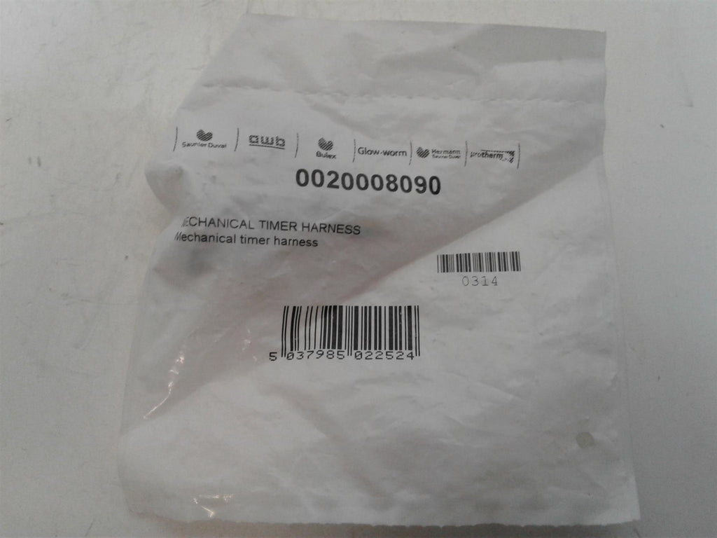 Glowworm Gas Spare Mechanical Timer Harness Part No 0020008090
