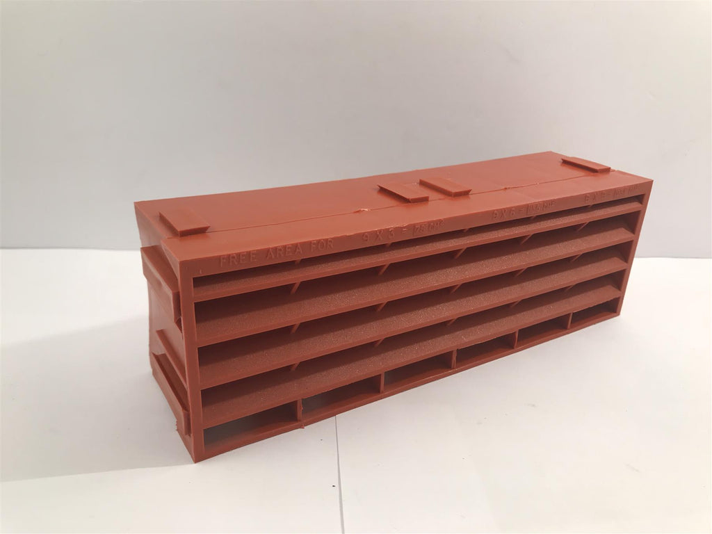 9" x 3" Terracotta Interlocking Air Brick
