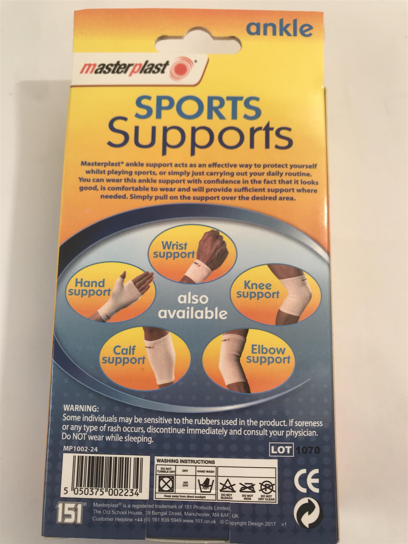 Masterplast Ankle Support Small