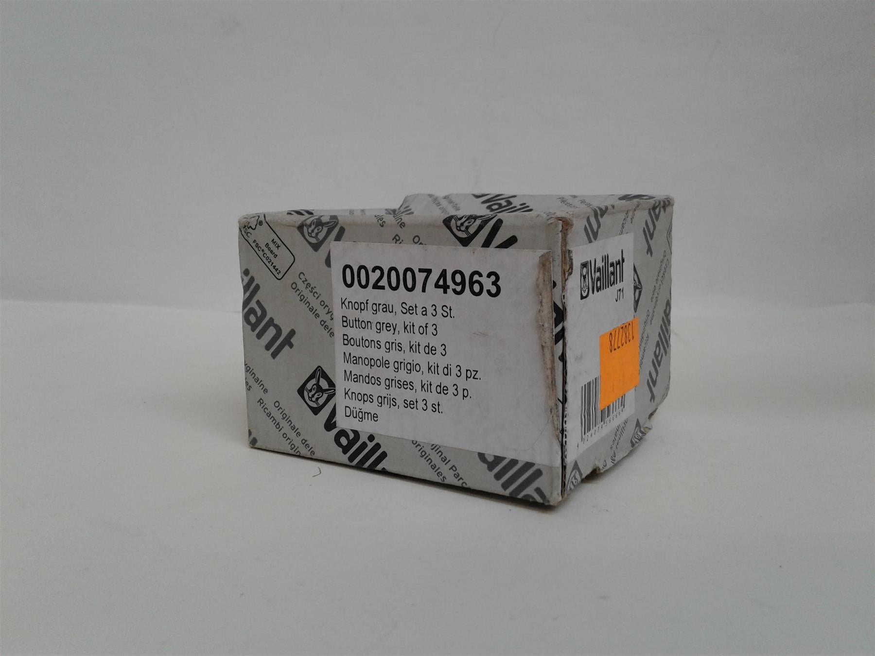 New Vaillant 0020074963 control knobs (Pack of 3)