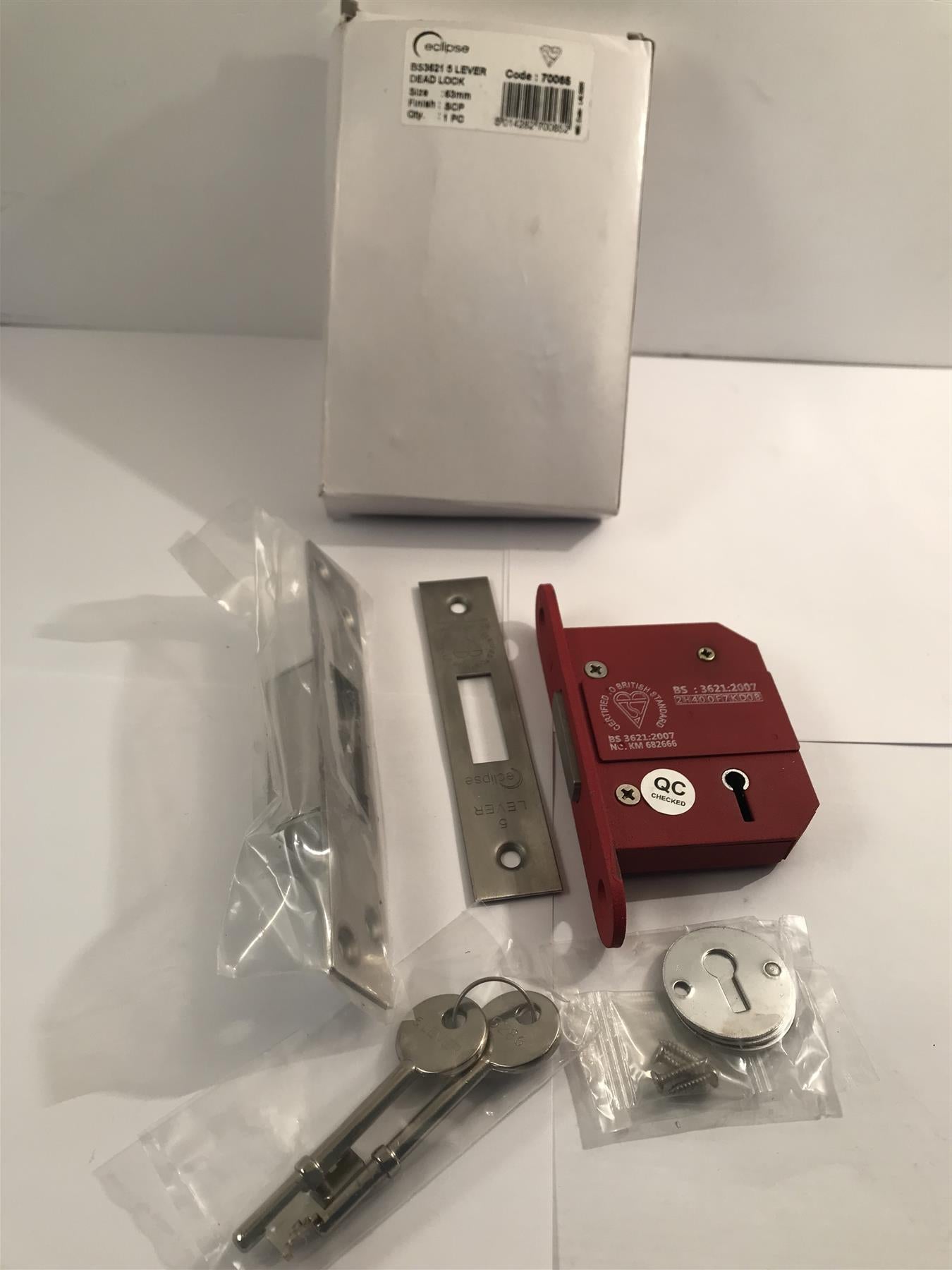 Eclipse BS3621 5 Lever Deadlock 63mm  70065