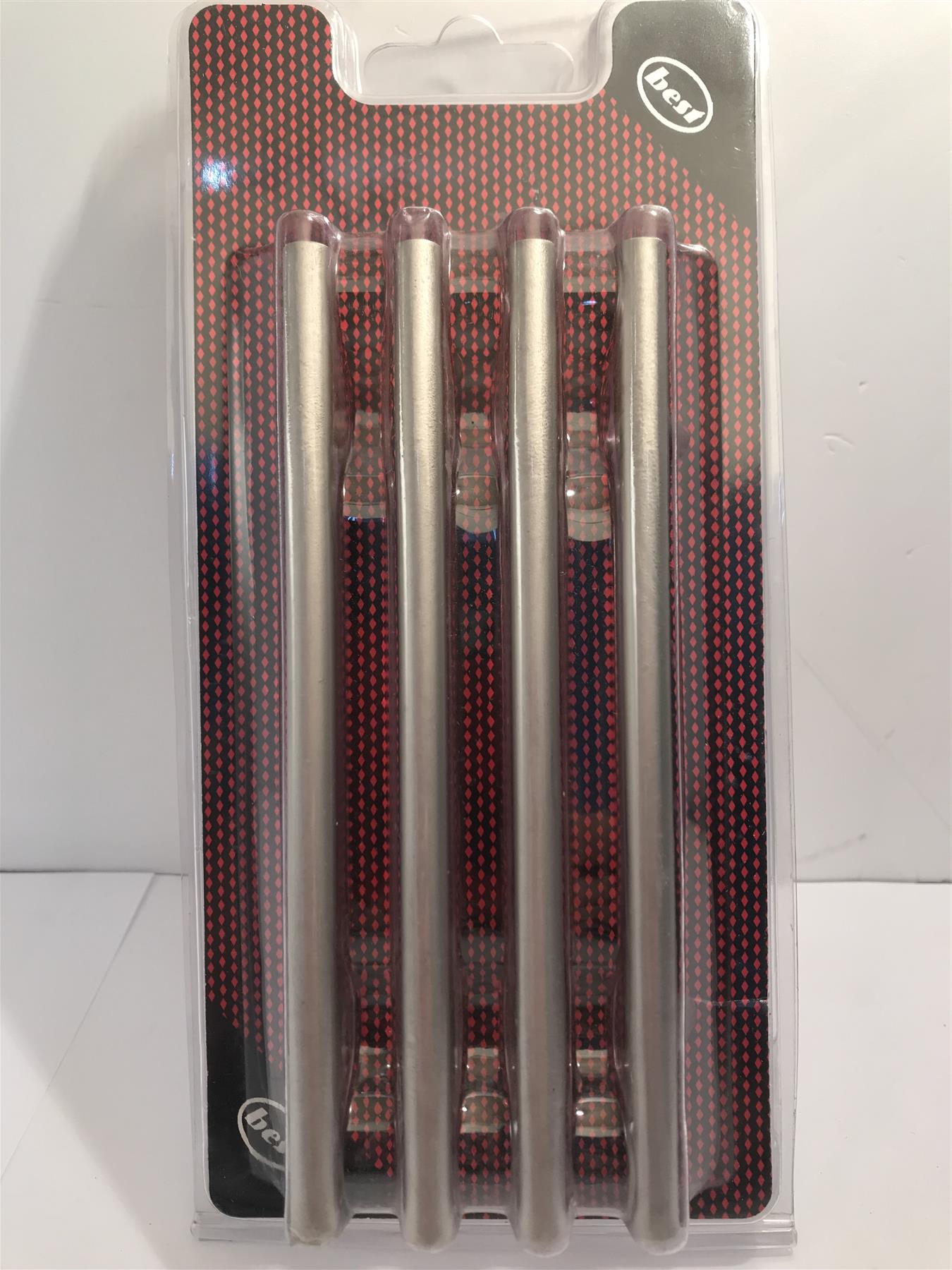 T Bar Cabinet Door Handles Matt Nickel 4 Pack 96mm